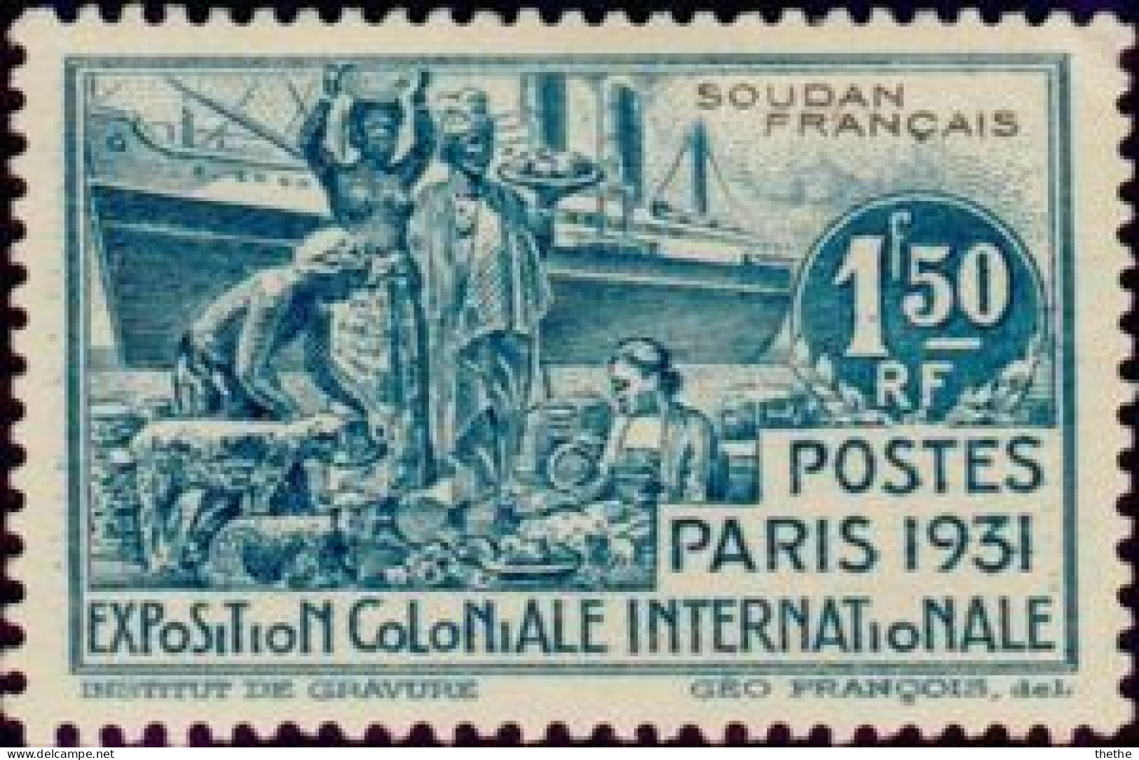 SOUDAN - "Leconte De Lisle" à Quai - Unused Stamps