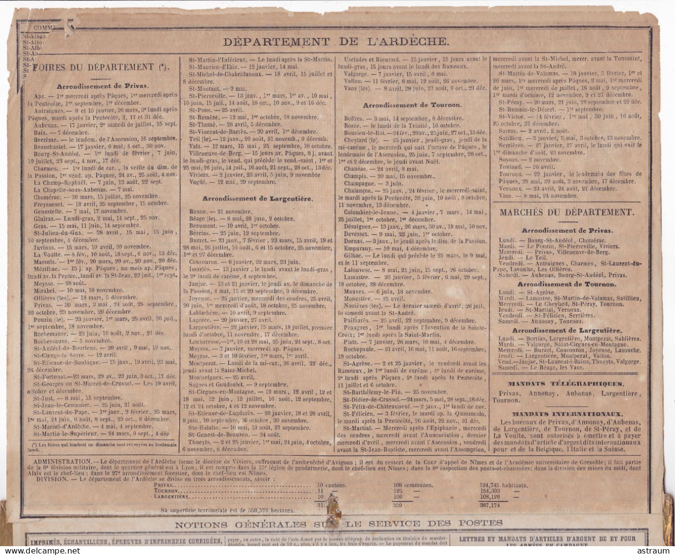 Calendrier  Almanach 1873 Oberthur Rennes - La Grand Mere -illustrateur Eugene ?- Nomenclature Des Communes De L'isere - Grand Format : ...-1900
