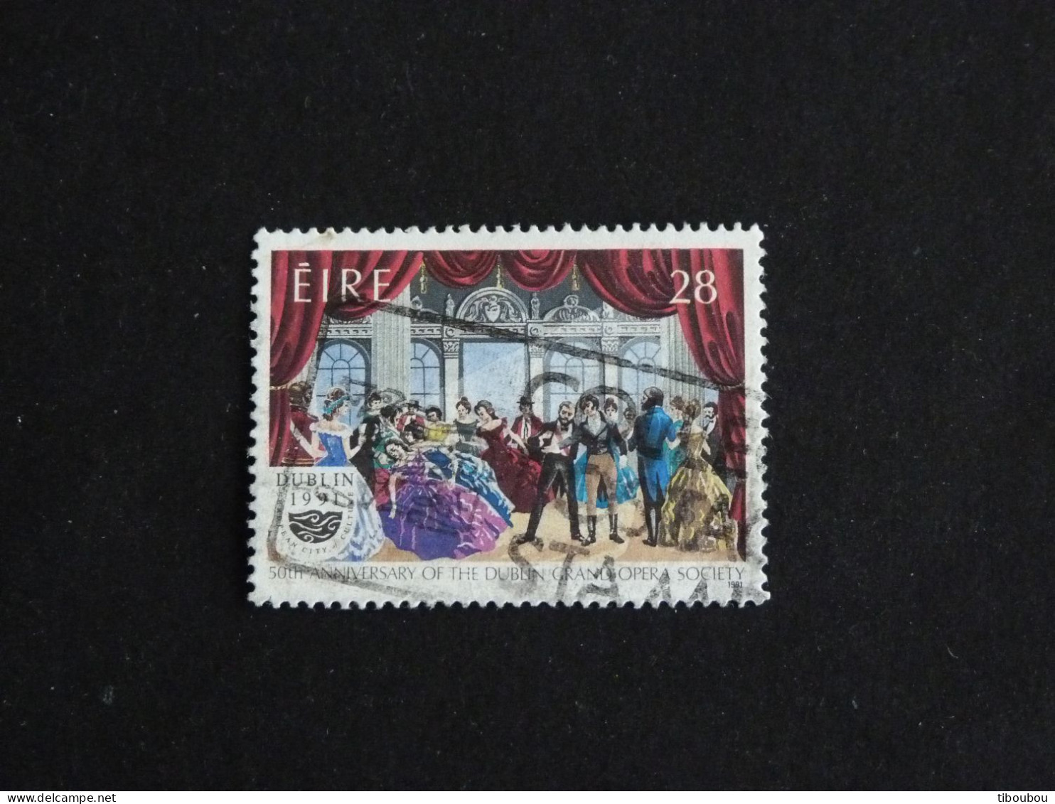 IRLANDE IRELAND EIRE YT 758 OBLITERE - DUBLIN GRAND OPERA SOCIETY LA TRAVIATA - Used Stamps