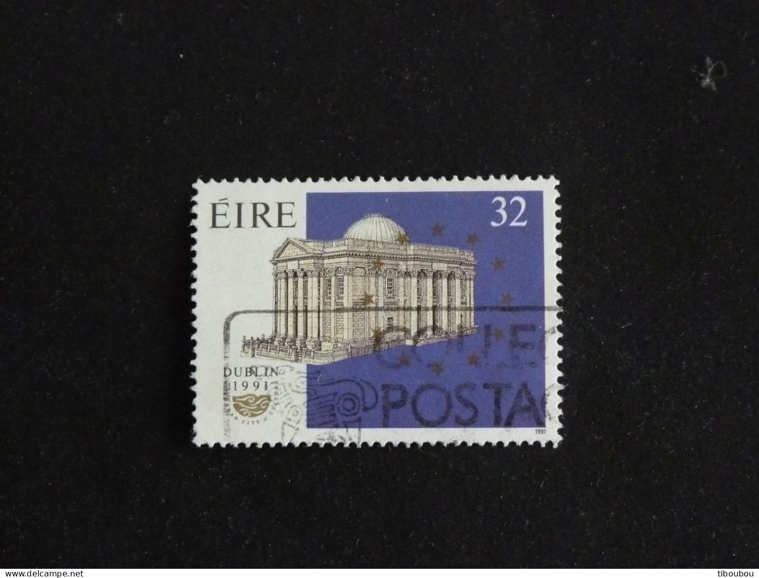 IRLANDE IRELAND EIRE YT 759 OBLITERE - DUBLIN CITE DE LA CULTURE HOTEL DE VILLE - Used Stamps