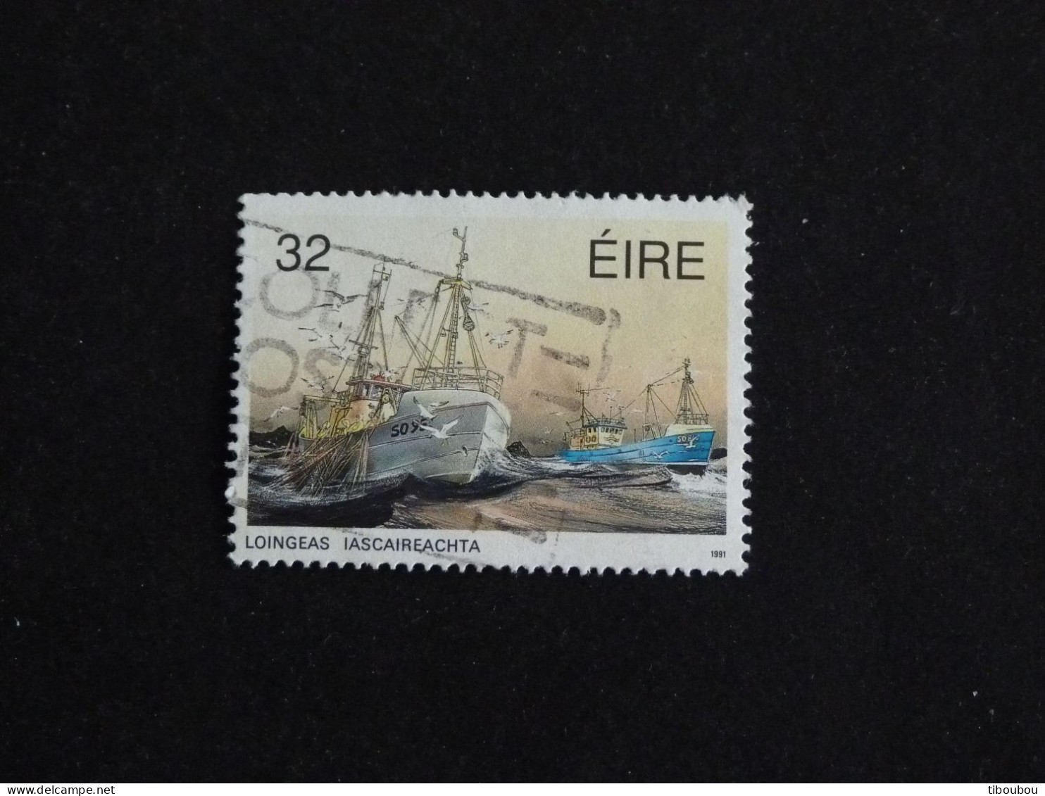 IRLANDE IRELAND EIRE YT 775 OBLITERE - FLOTTE DE PECHE / CHALUTIER COTIER TRADITIONNEL - Used Stamps