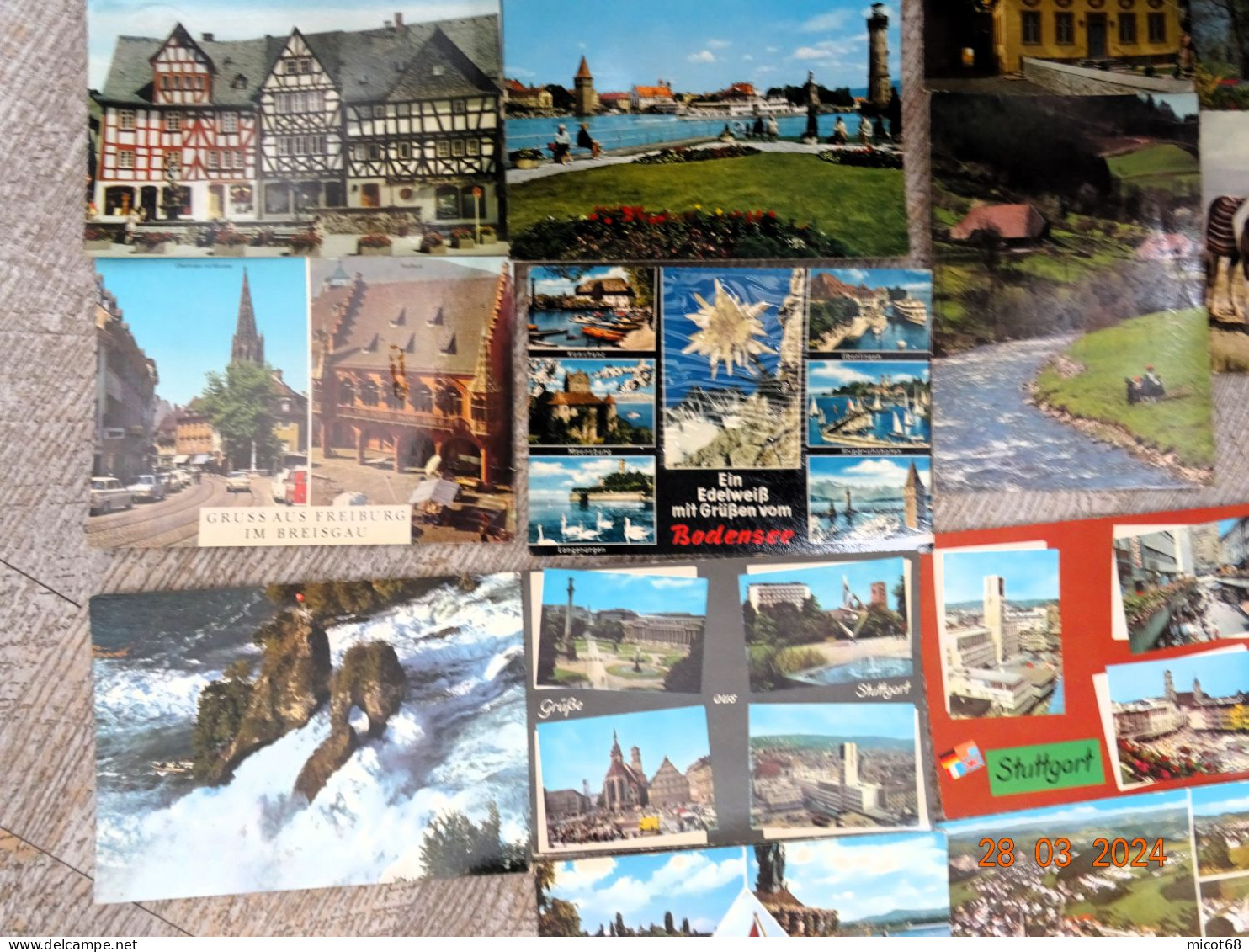 Carte Postale Allemagne Et Suisse 1960 1970 - Sammlungen & Sammellose