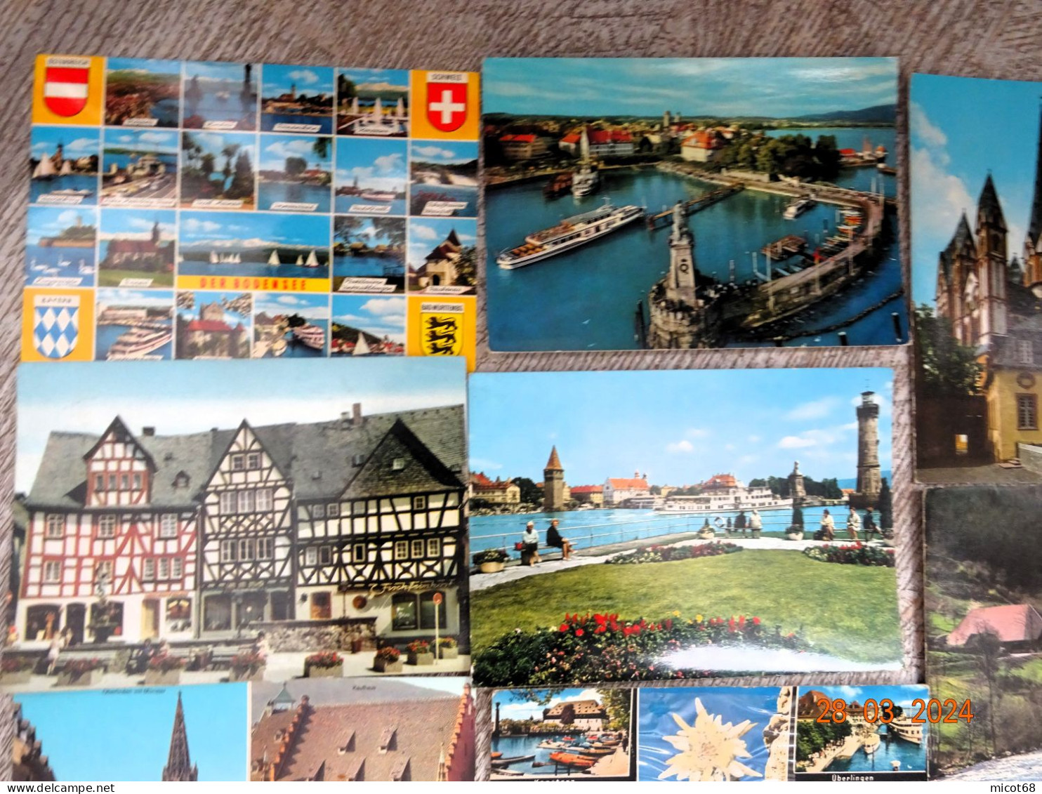 Carte Postale Suisse Et Allemagne 1960 1970 - Sammlungen & Sammellose