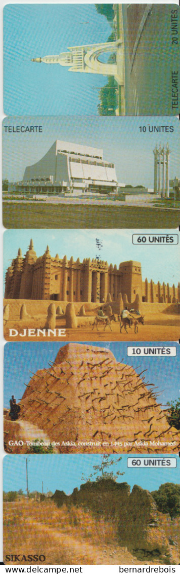 TC21 - 5 CARTES A PUCE DU MALI Pour 2 € - Mali