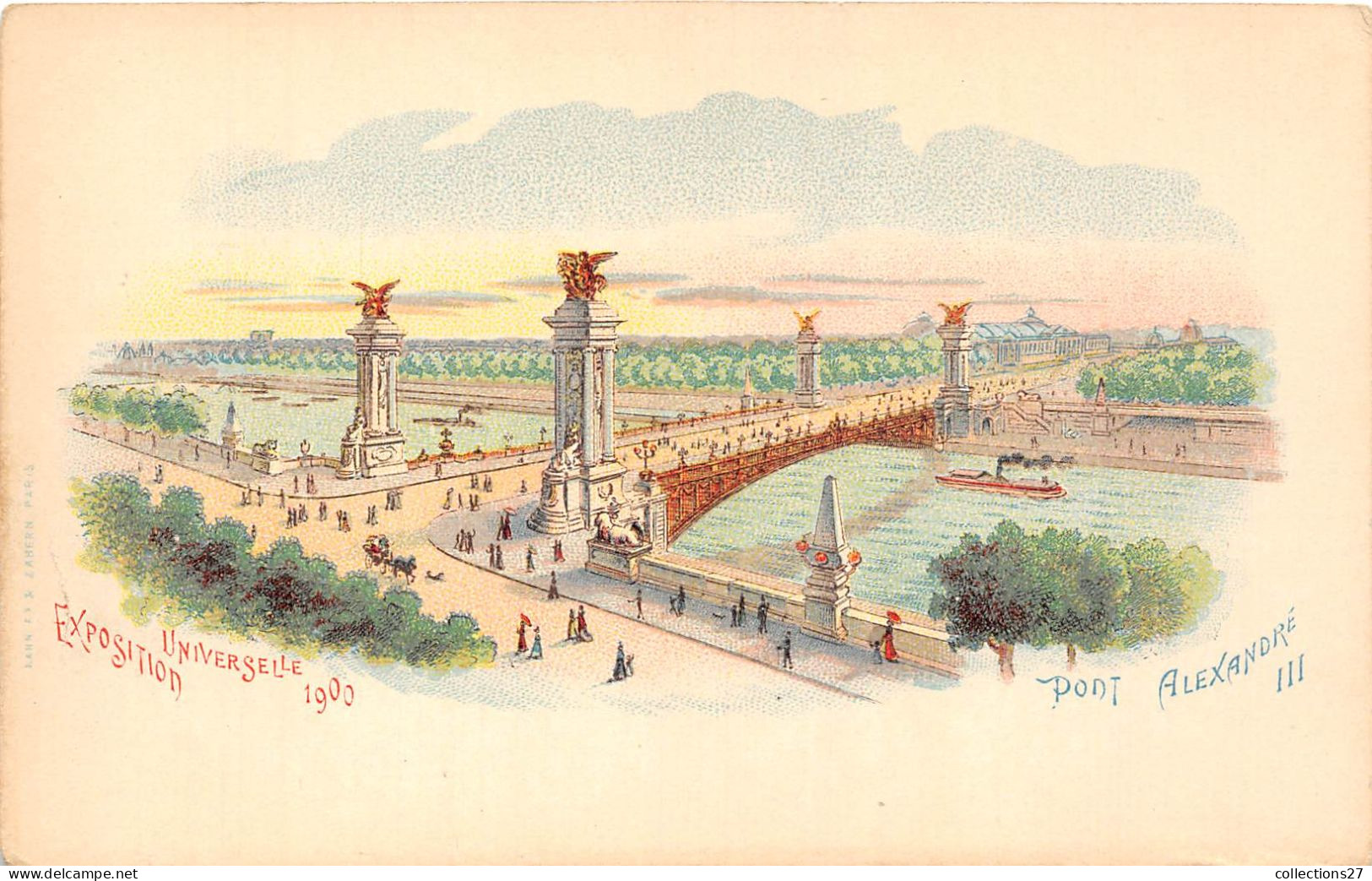 PARIS- 6 CARTES - EXPOSITION UNIVERSLLE 1900 - - Tentoonstellingen