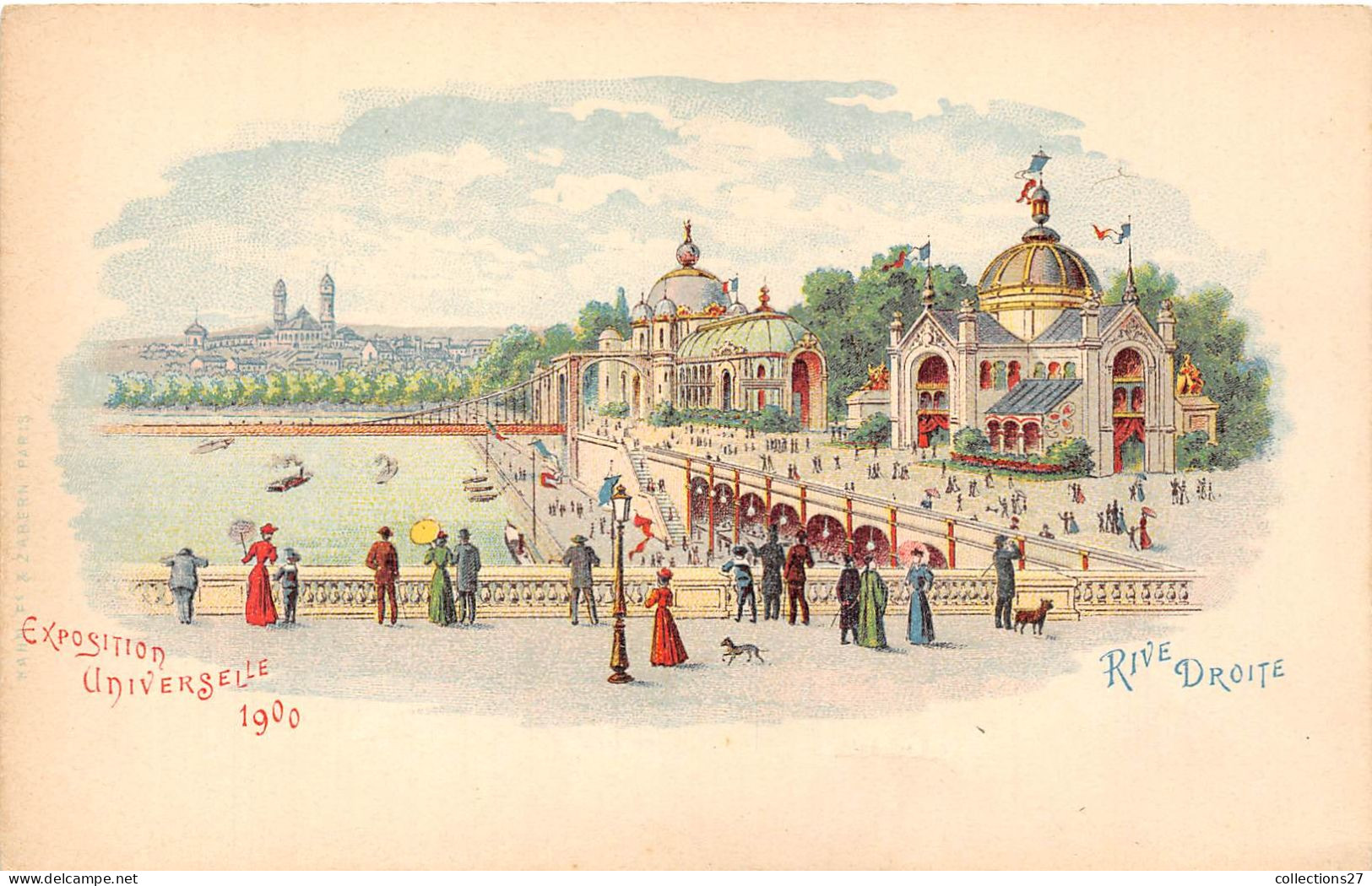 PARIS- 6 CARTES - EXPOSITION UNIVERSLLE 1900 -