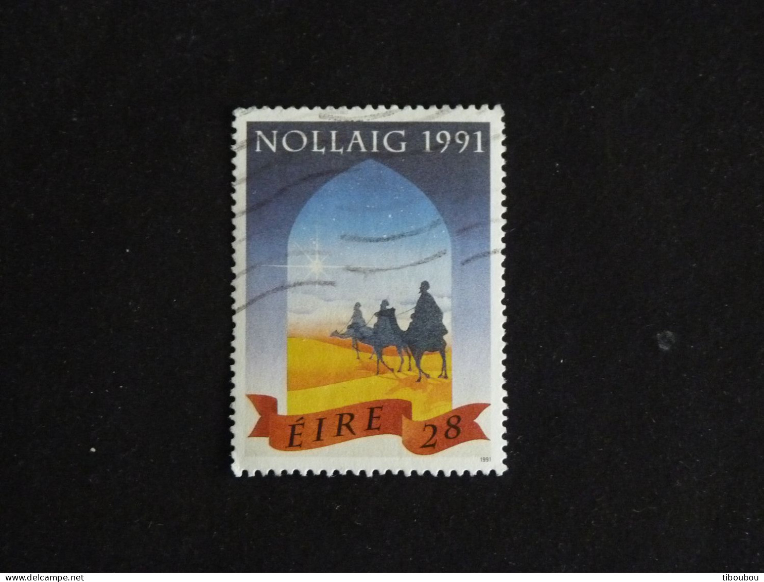 IRLANDE IRELAND EIRE YT 779 OBLITERE - NOEL CHRISTMAS  / LES ROIS MAGES SUIVENT ETOILE - Used Stamps