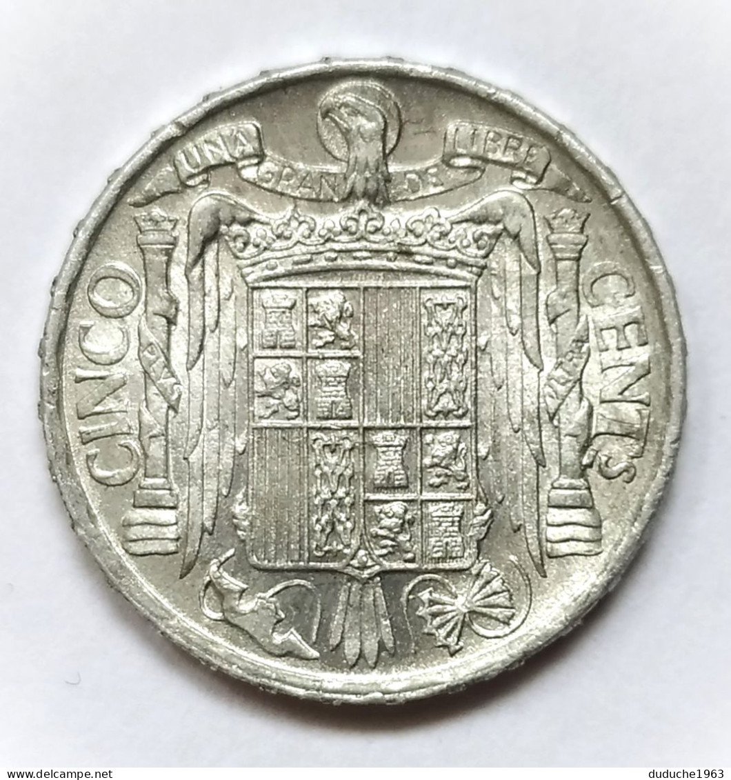 Espagne - 5 Centimos 1945 - 5 Céntimos