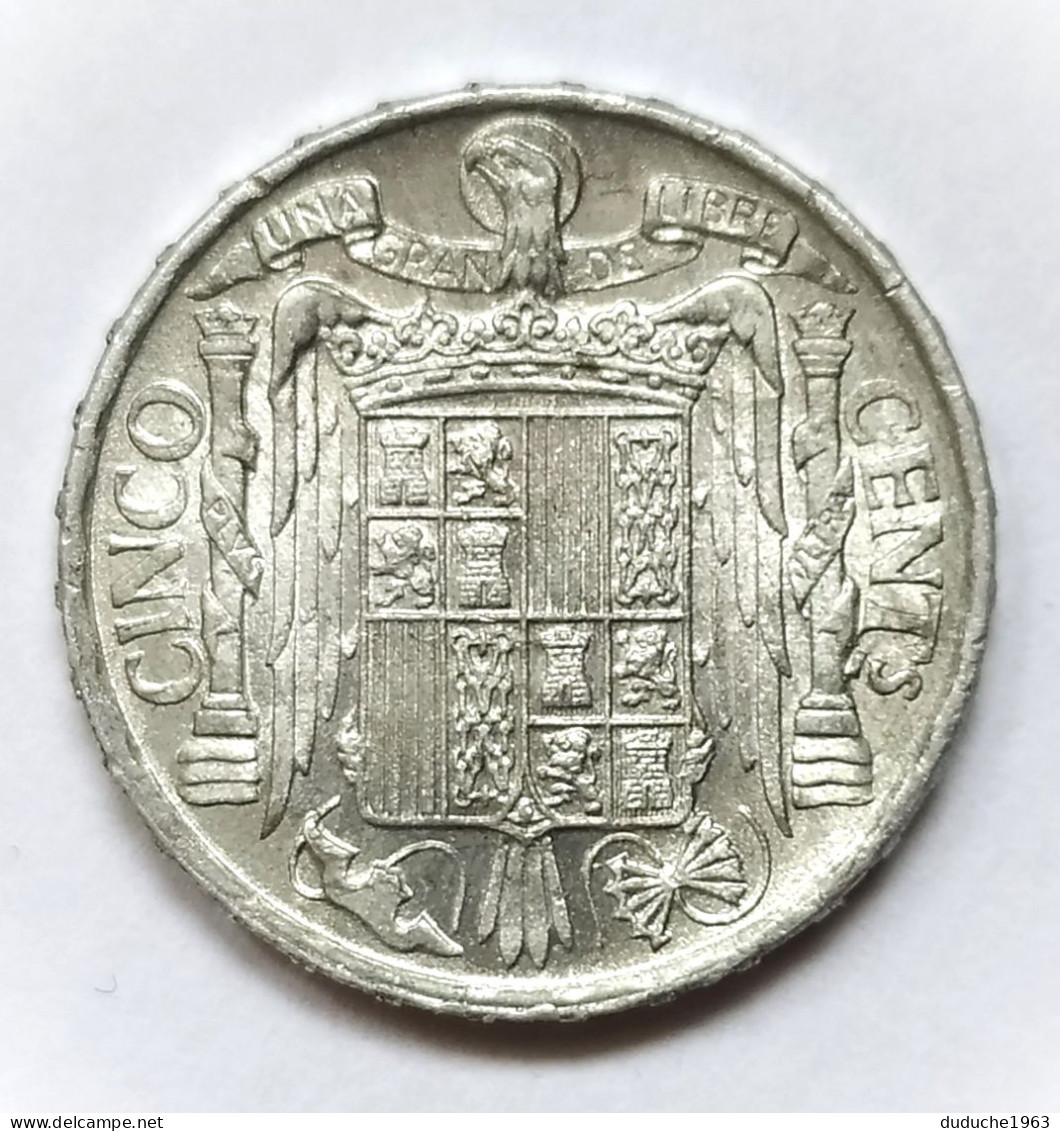 Espagne - 5 Centimos 1945 - 5 Centesimi