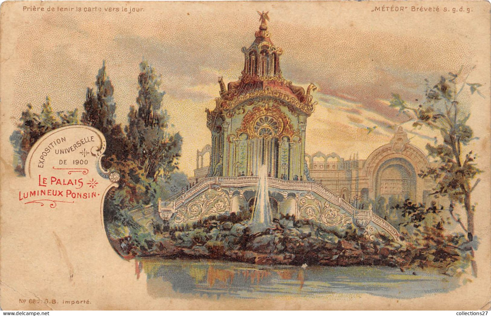 PARIS- 7 CARTES - EXPOSITION UNIVERSLLE 1900 - - Tentoonstellingen