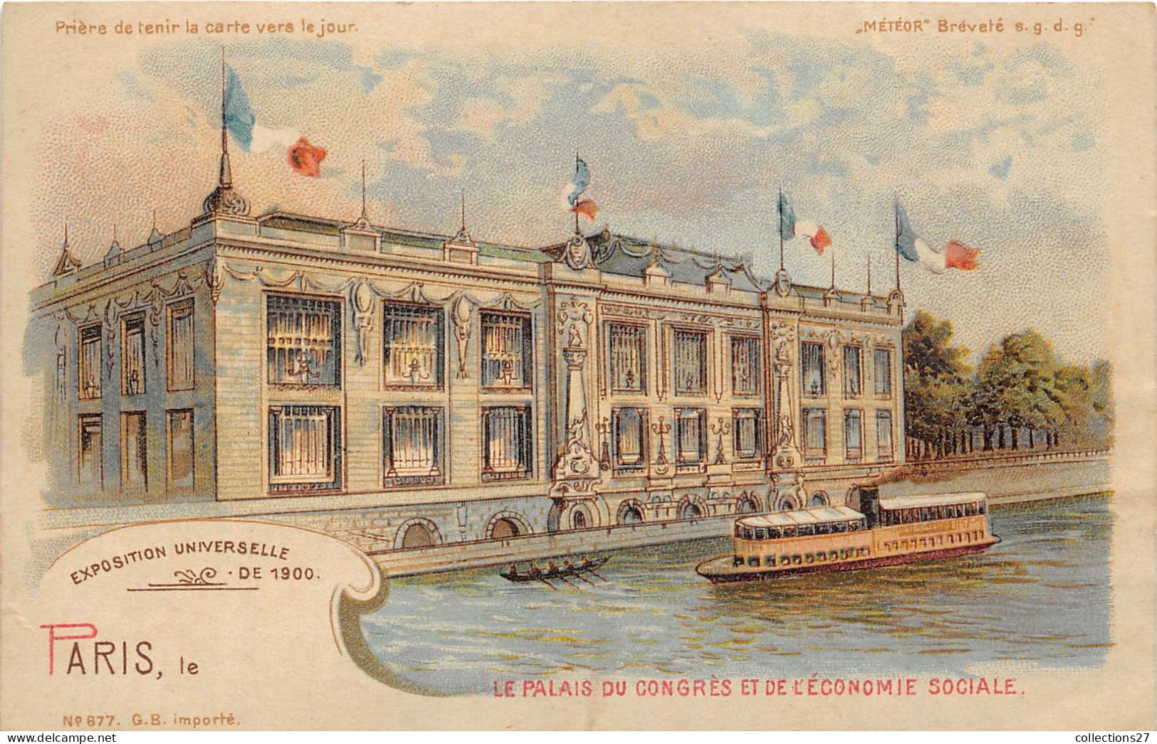 PARIS- 7 CARTES - EXPOSITION UNIVERSLLE 1900 -