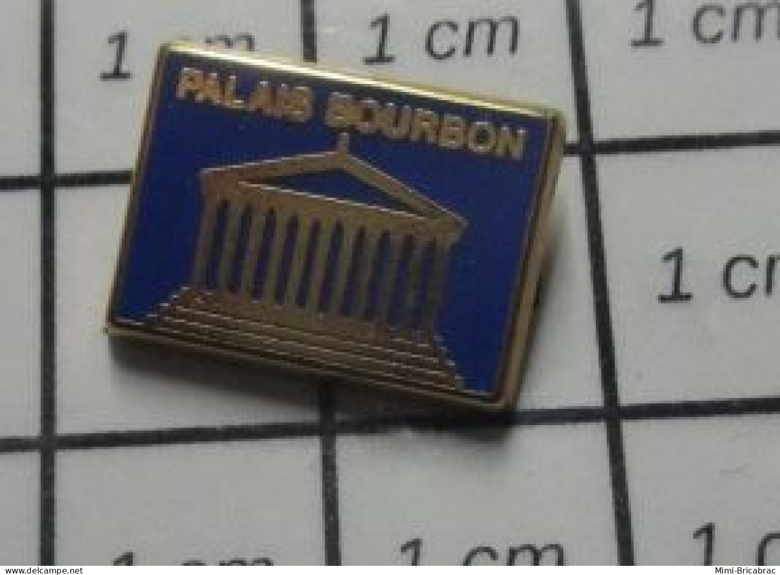 AB1 Pin's Pins / Beau Et Rare / ARTHUS BERTRAND / MINI PIN'S PALAIS BOURBON Variante Bleue - Arthus Bertrand