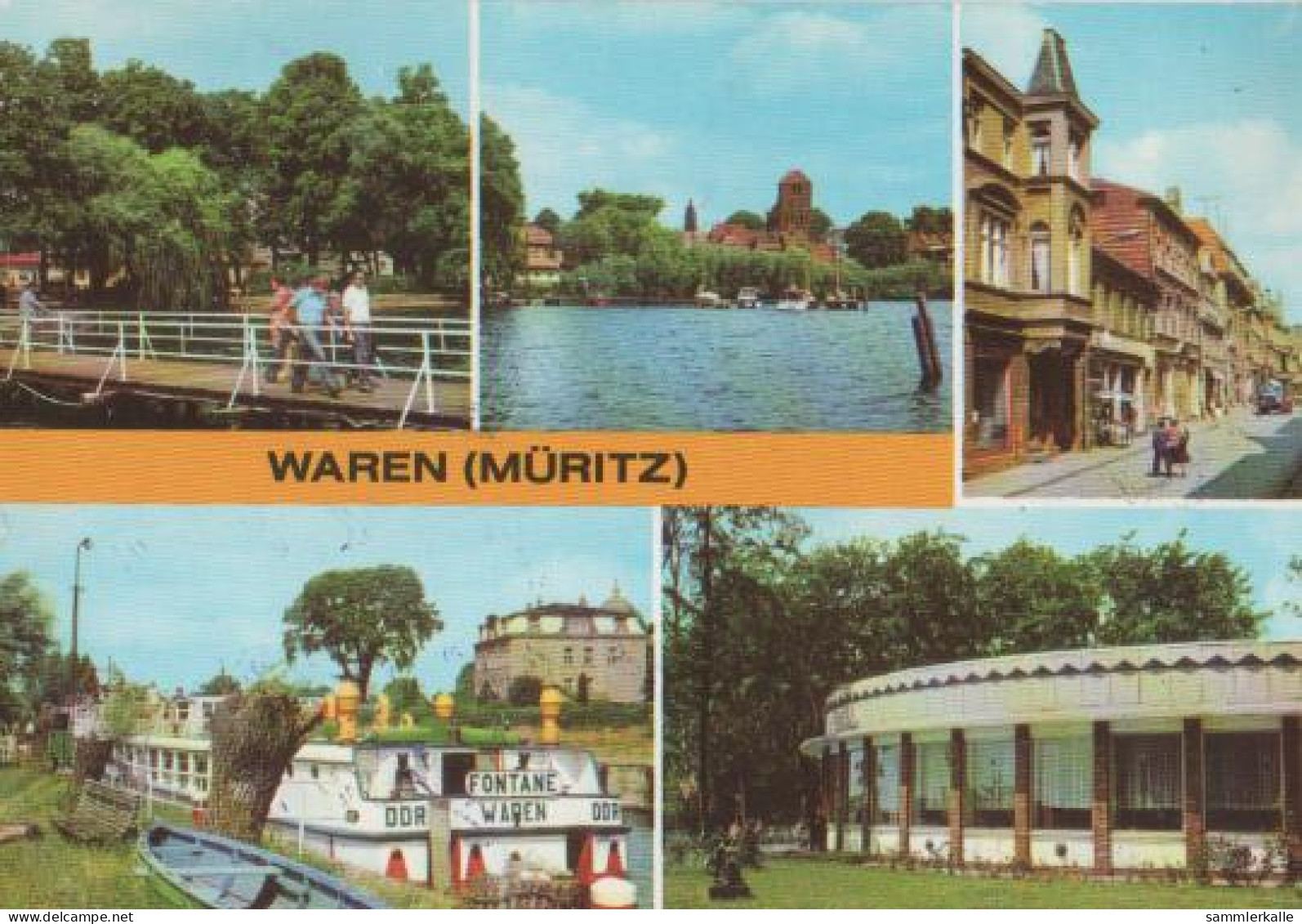 19103 - Waren Müritz U.a. Kietzbrücke - 1984 - Waren (Müritz)