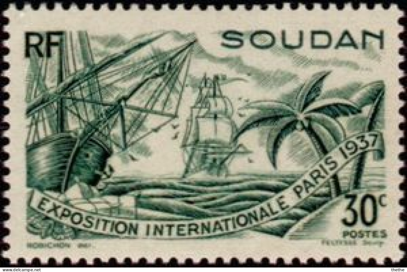 SOUDAN - Exposition Internationale De Paris - Ongebruikt