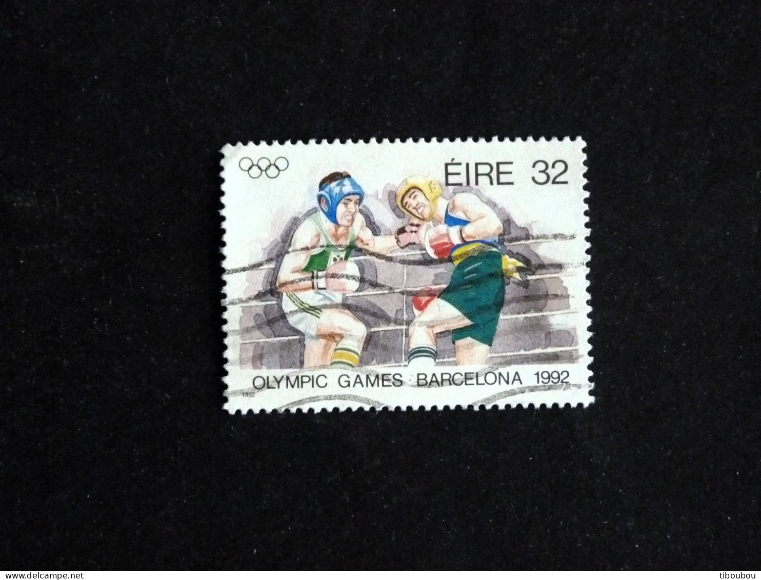IRLANDE IRELAND EIRE YT 785 OBLITERE - BOXE / JEUX OLYMPIQUES BARCELONE - Used Stamps