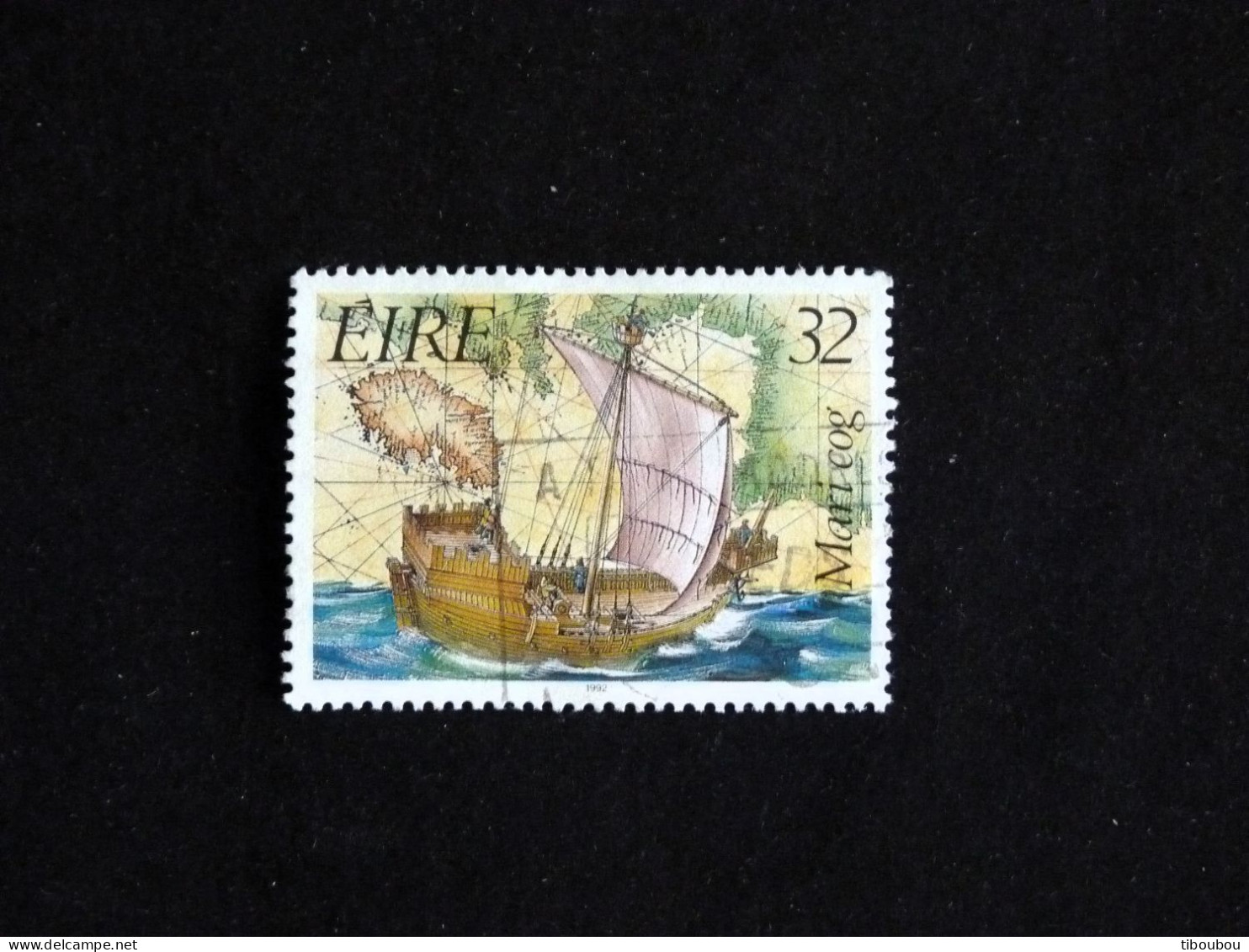 IRLANDE IRELAND EIRE YT 788 OBLITERE - LE MARI COG NAVIRE DE COMMERCE - Gebraucht