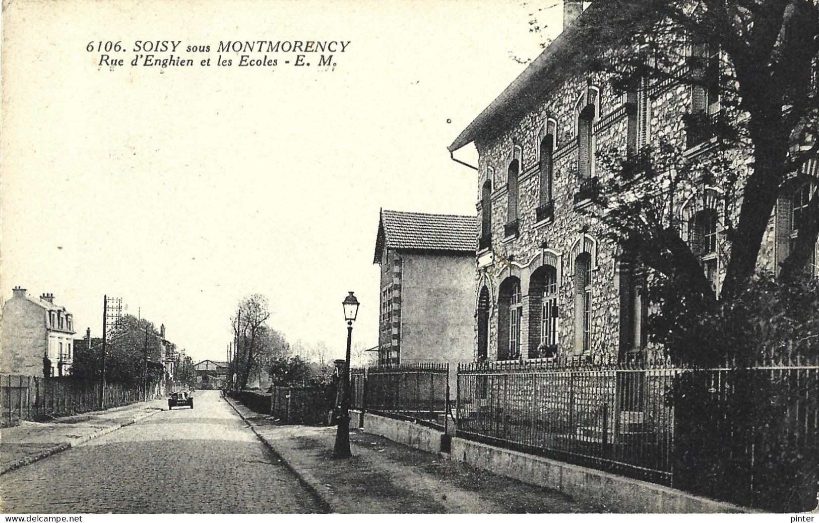 SOISY SOUS MONTMORENCY - Rue D'Enghien Et Les Ecoles - Soisy-sous-Montmorency