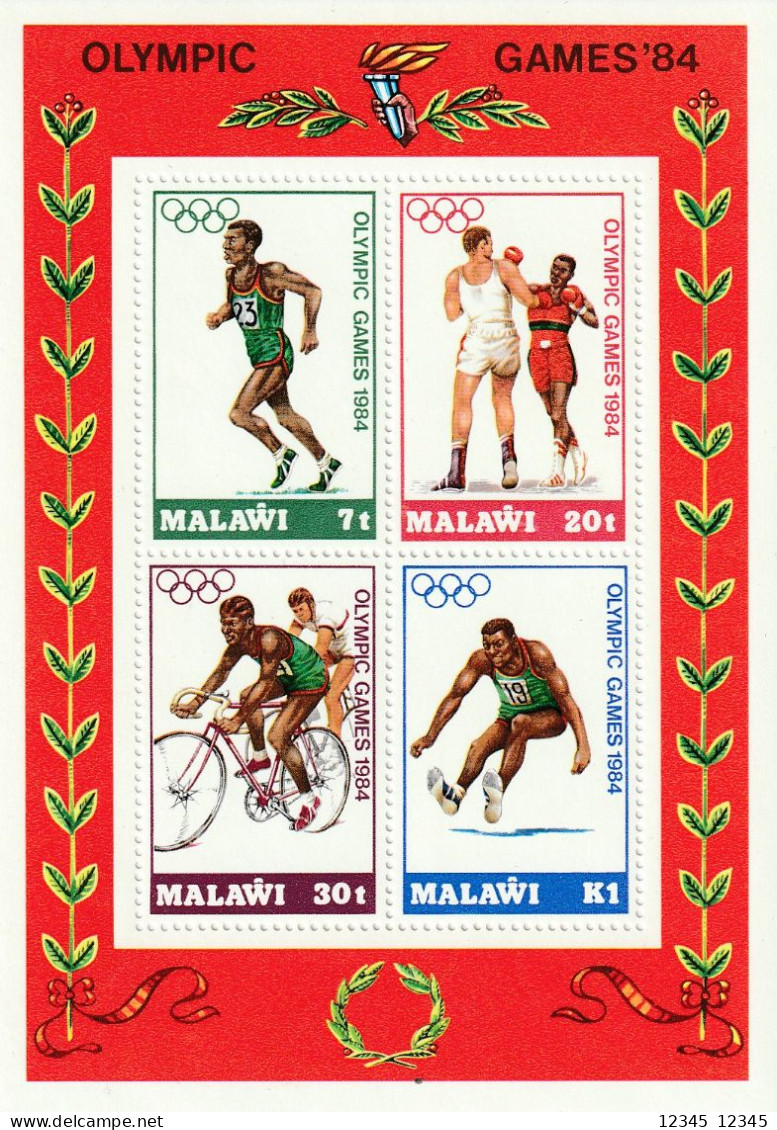 Malawi 1984, Postfris MNH, Olympic Games - Malawi (1964-...)