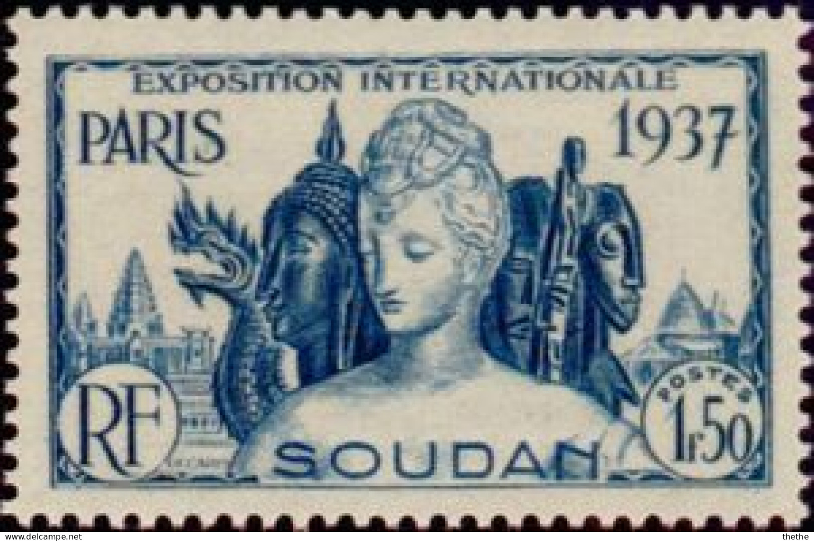 SOUDAN - Exposition Internationale De Paris - Ongebruikt