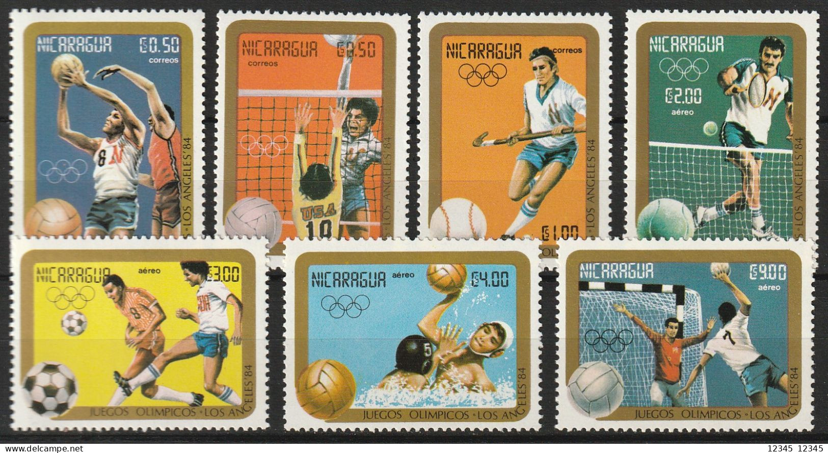 Nicaragua 1984, Postfris MNH, Olympic Games - Nicaragua