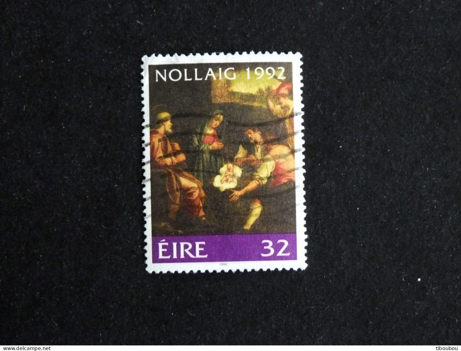 IRLANDE IRELAND EIRE YT 815 OBLITERE - NOEL CHRISTMAS ADORATION DES BERGERS - Usati