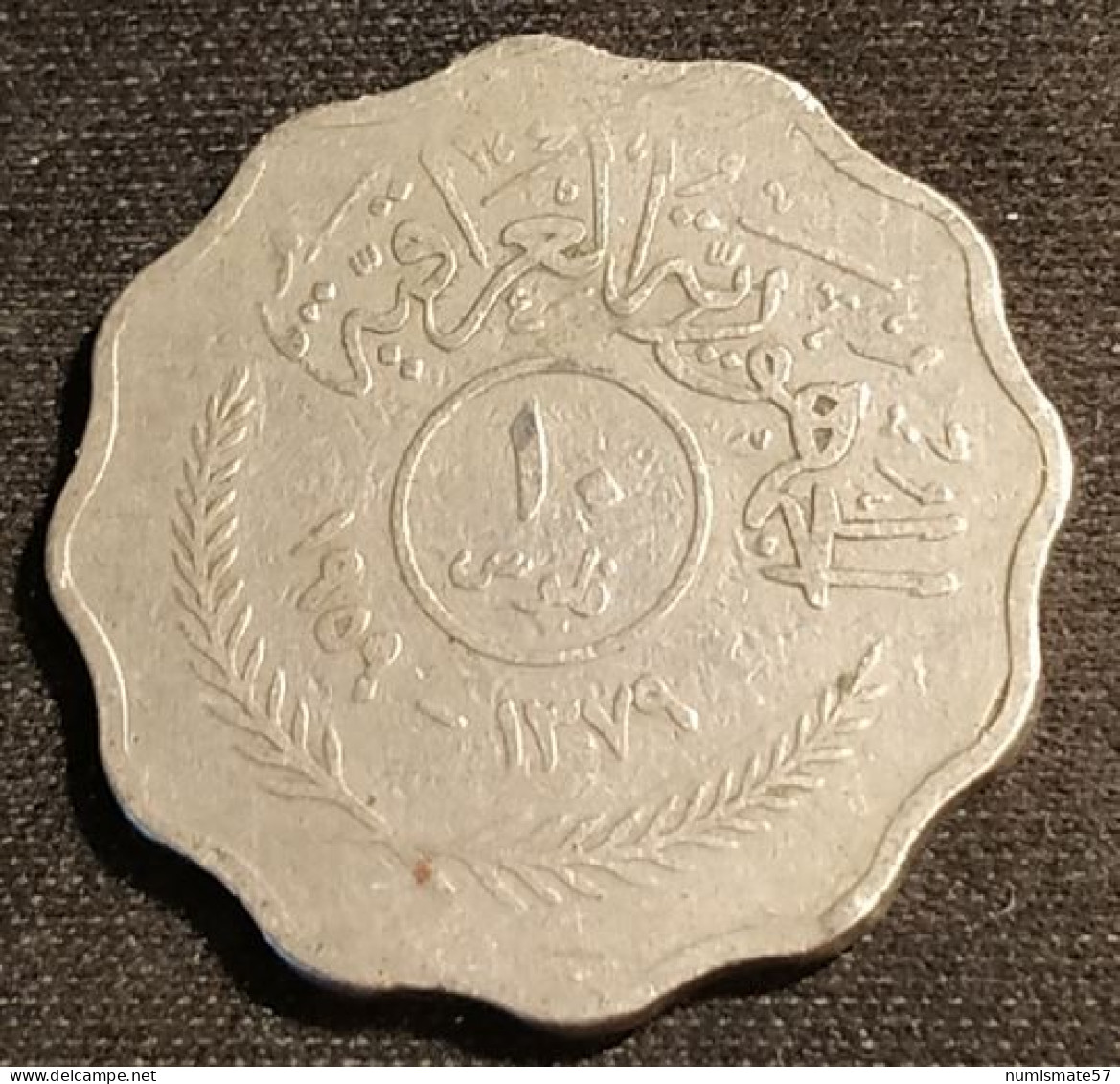 IRAQ - IRAK - 10 FILS 1959 ( 1379 ) - KM 121 - Irak