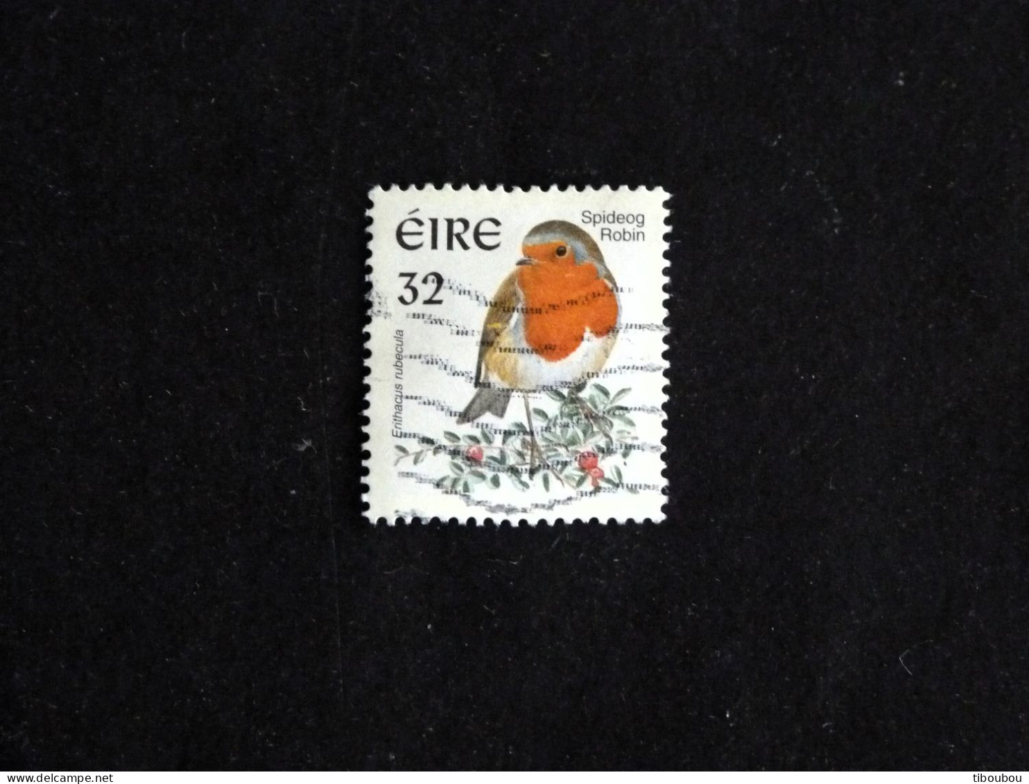 IRLANDE IRELAND EIRE YT 980c OBLITERE - ROUGE GORGE OISEAU BIRD VOGEL - Used Stamps