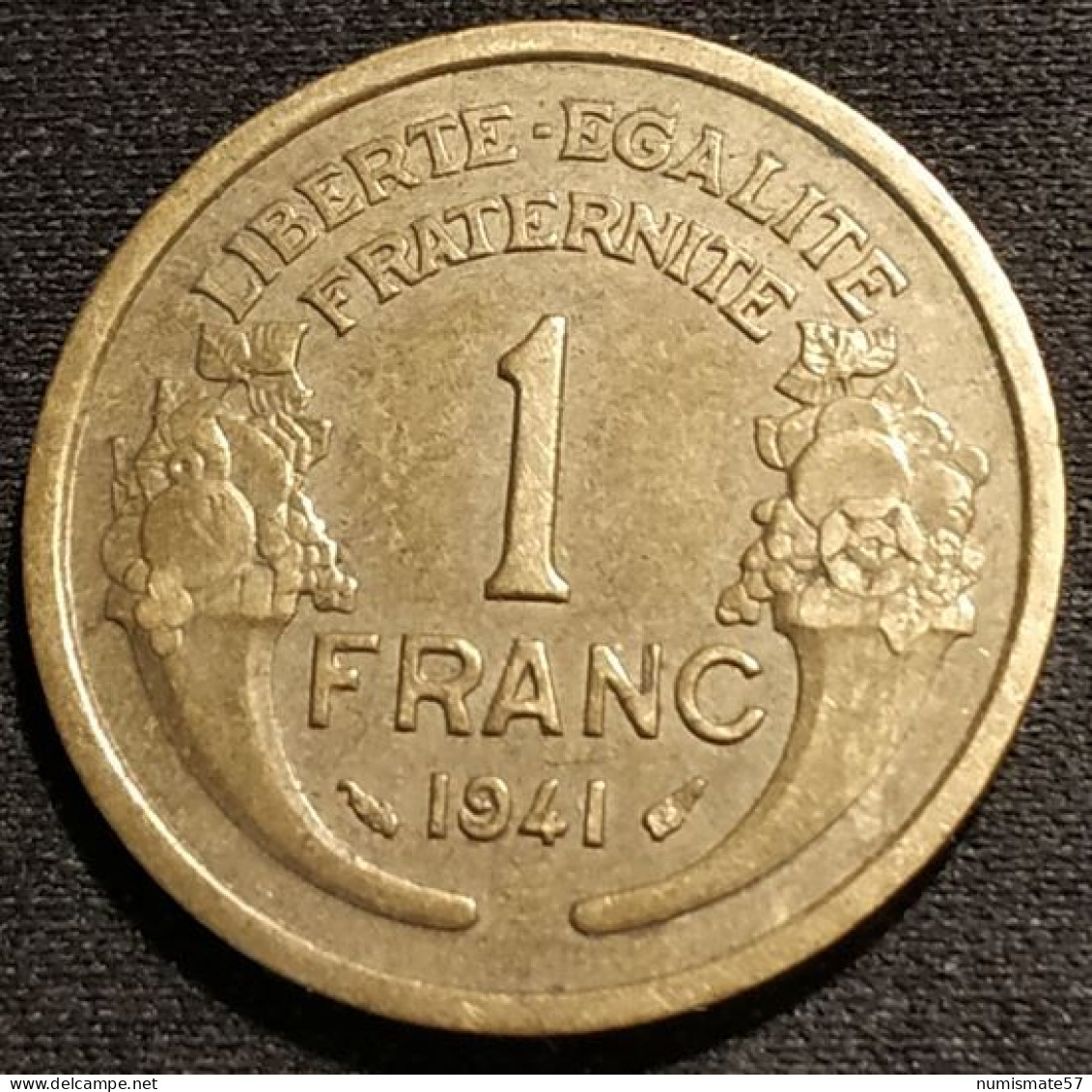 FRANCE - 1 FRANC 1941 - Morlon - Gad 470 - KM 885 - 1 Franc