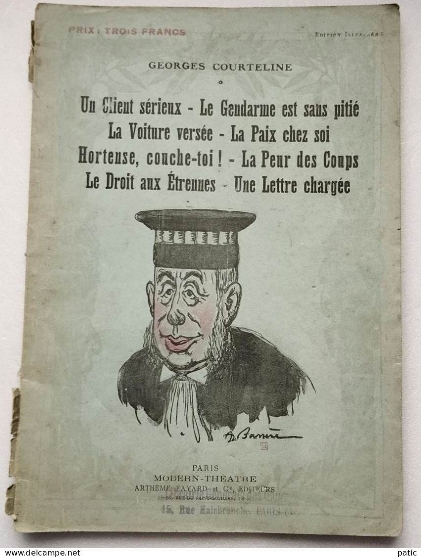 Georges Courteline  Comédies Pièces De Théâtre 1932 - Französische Autoren