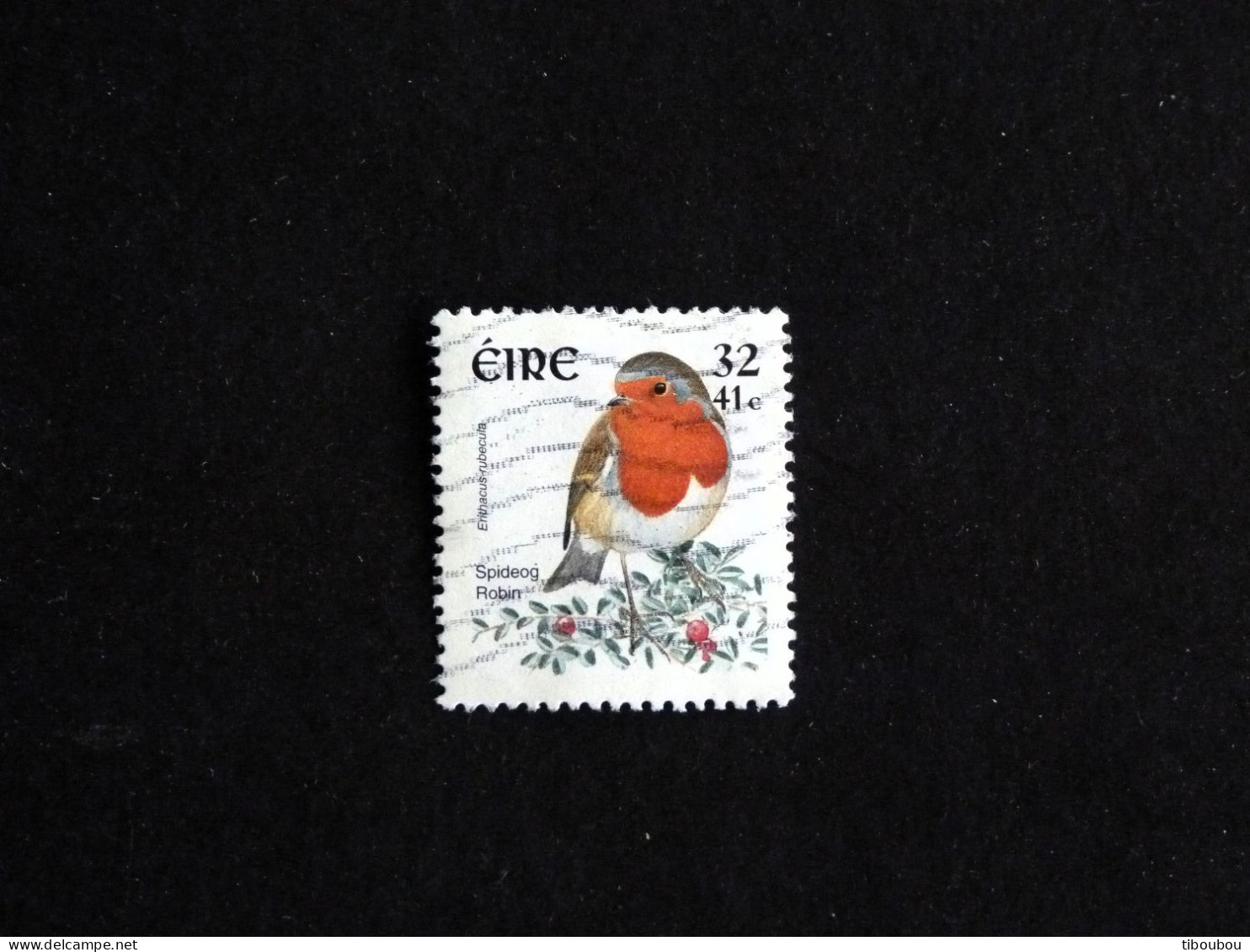 IRLANDE IRELAND EIRE YT 1354 OBLITERE - ROUGE GORGE OISEAU BIRD VOGEL - Gebraucht