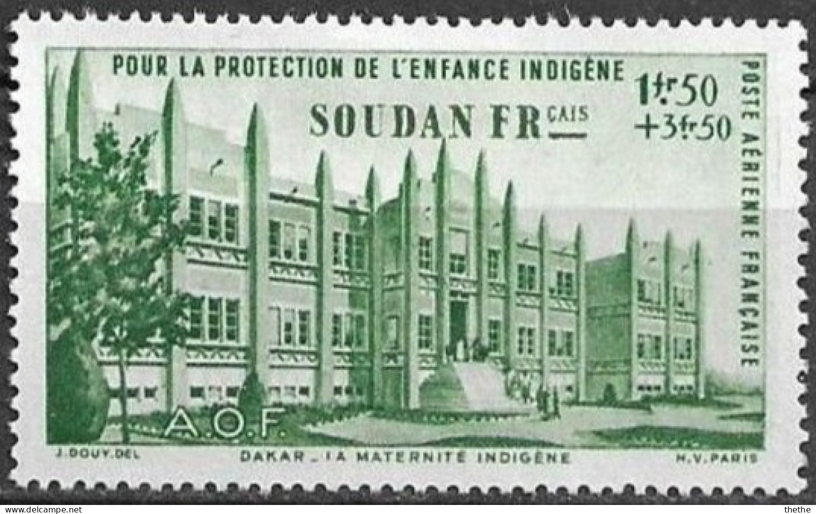 SOUDAN - Emis Au Profit De L'œuvre De Protection De L'enfance Indigène - Unused Stamps