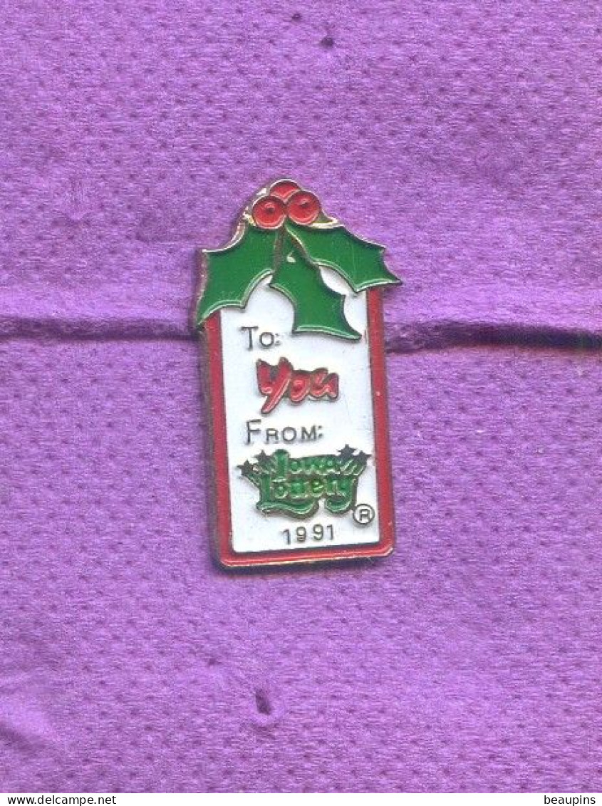Rare Pins Noel Houx 1991 N154 - Navidad