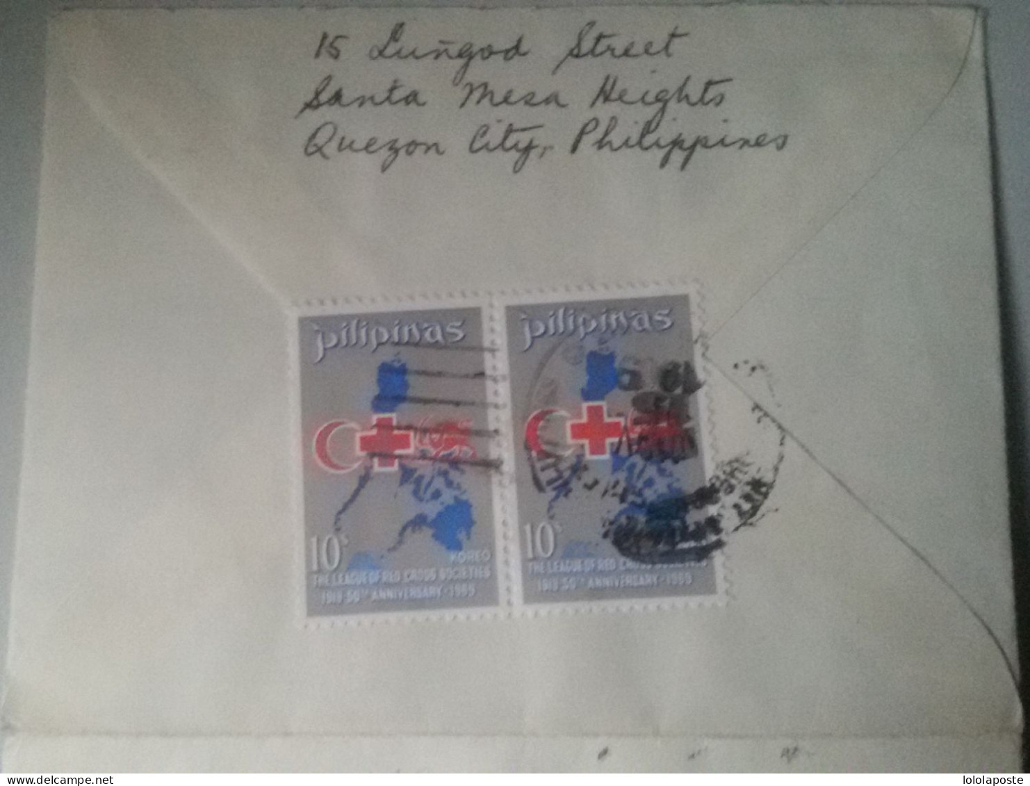 PHILIPPINES - 5 Lettres (enveloppes) De Diverses Périodes Pour Les Etats-Unis Dont Superbes Affranchissements - 9 Photos - Filipinas