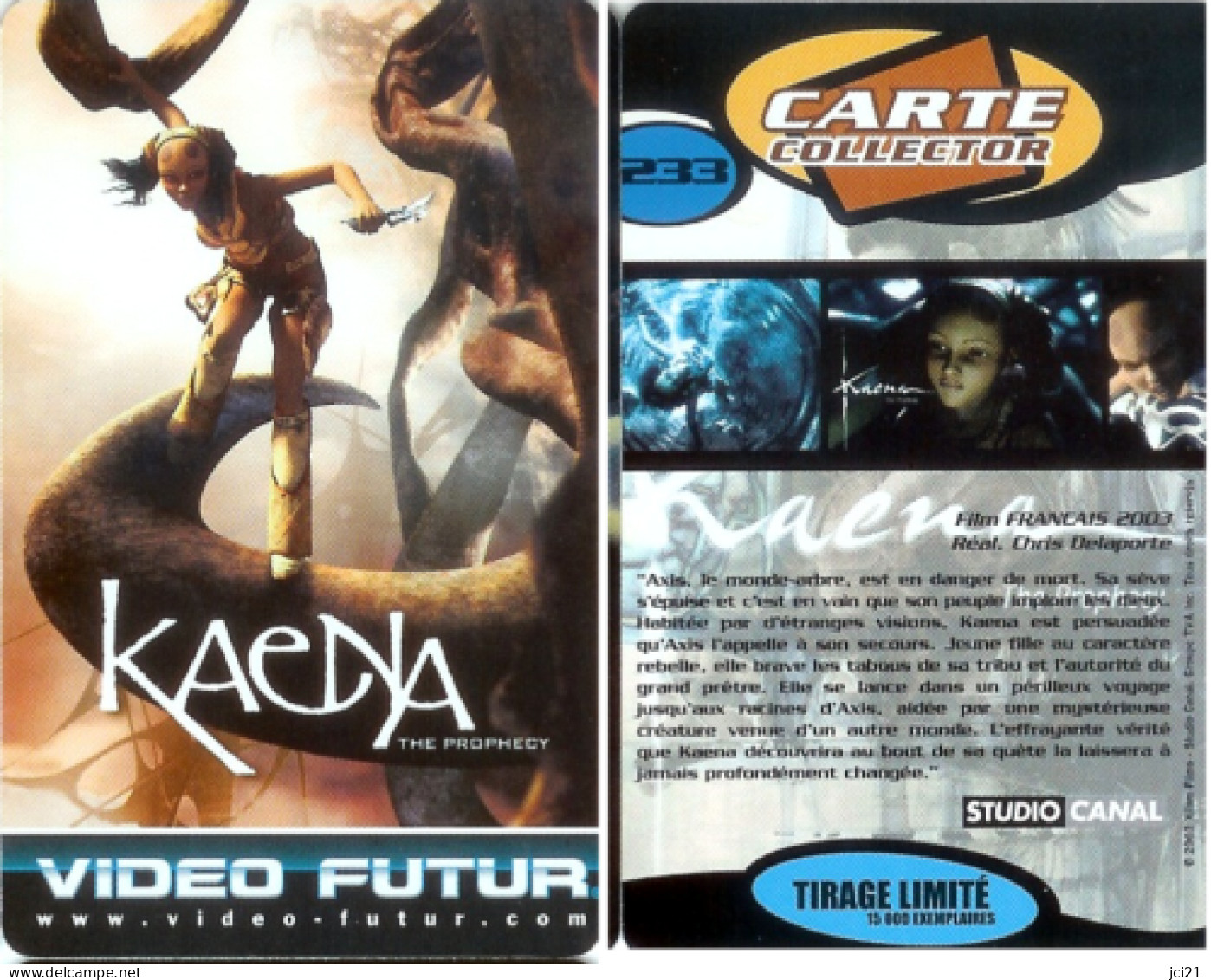 Carte VIDEO FUTUR - N° 233 - " KAENA " - (VF233)_Cvf12 - Video Futur Pointez Sur L'image Pour Zoomer Carte VIDEO FUTUR - Video Futur
