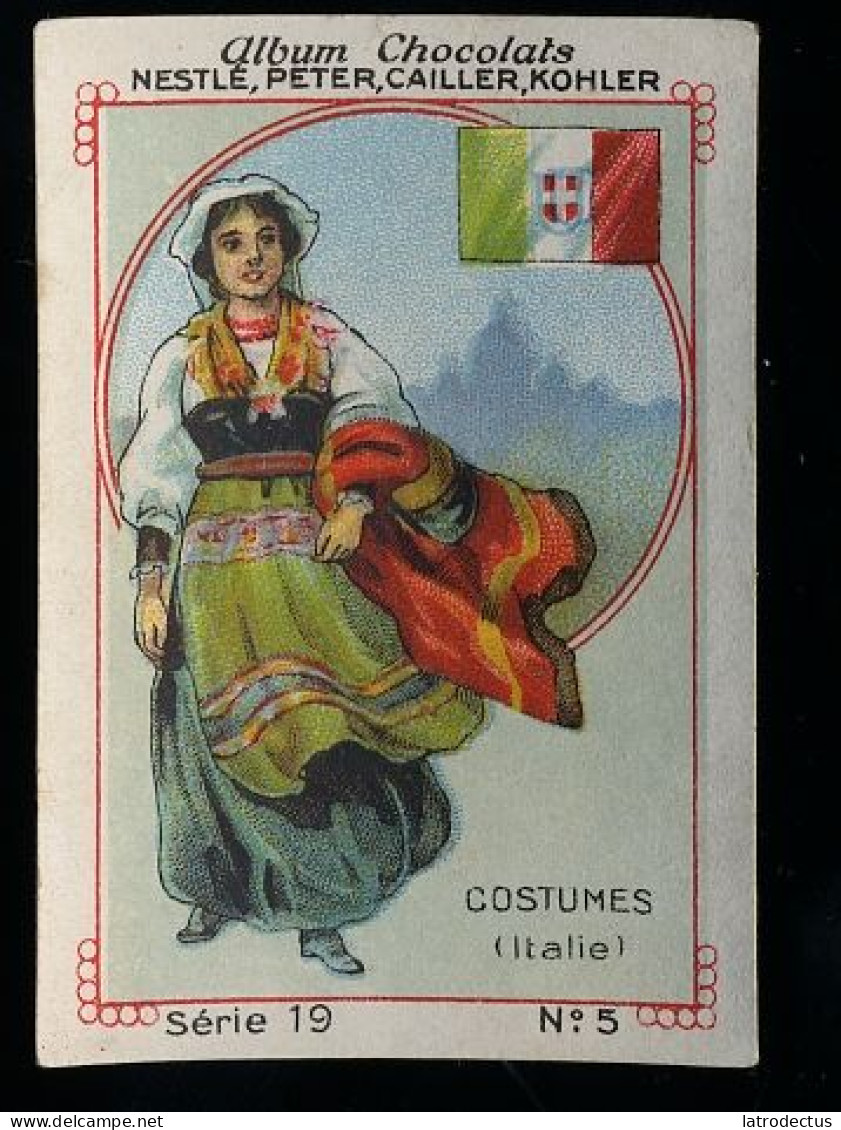 Nestlé - 19 - Costumes - 5 - Italie, Italia, Italy - Nestlé