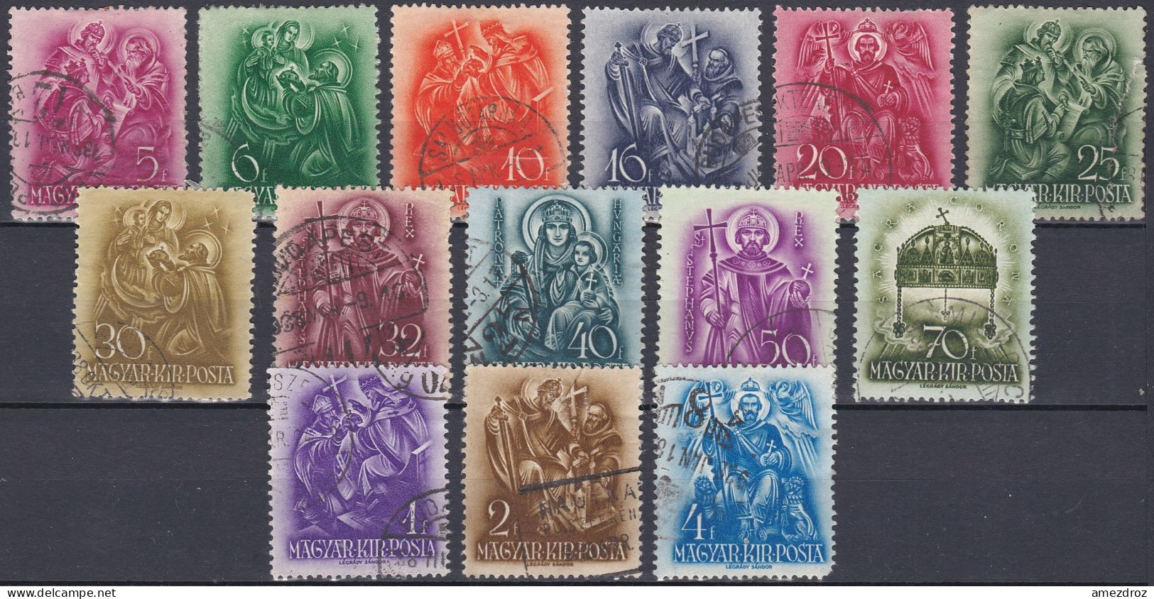 Hongrie 1938 Mi  551-564  900e Anniversaire De La Mort De Saint-Étienne (A12) - Used Stamps