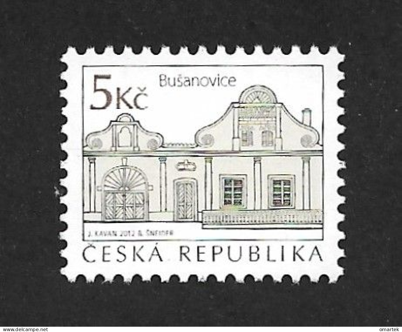 Czech Republic 2012 MNH ** Mi 753 Sc 3558 Folk Architecture - Busanovice.Tschechische Republik - Ungebraucht