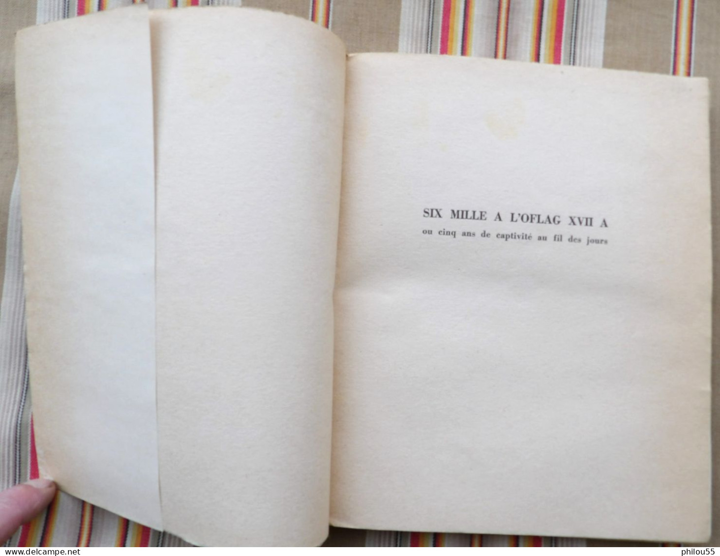 Edelbach WW2 6000 A L'OFLAG 17 A H. NATTER Et A. REFREGIER Editions Jacques Vautrain - Französisch