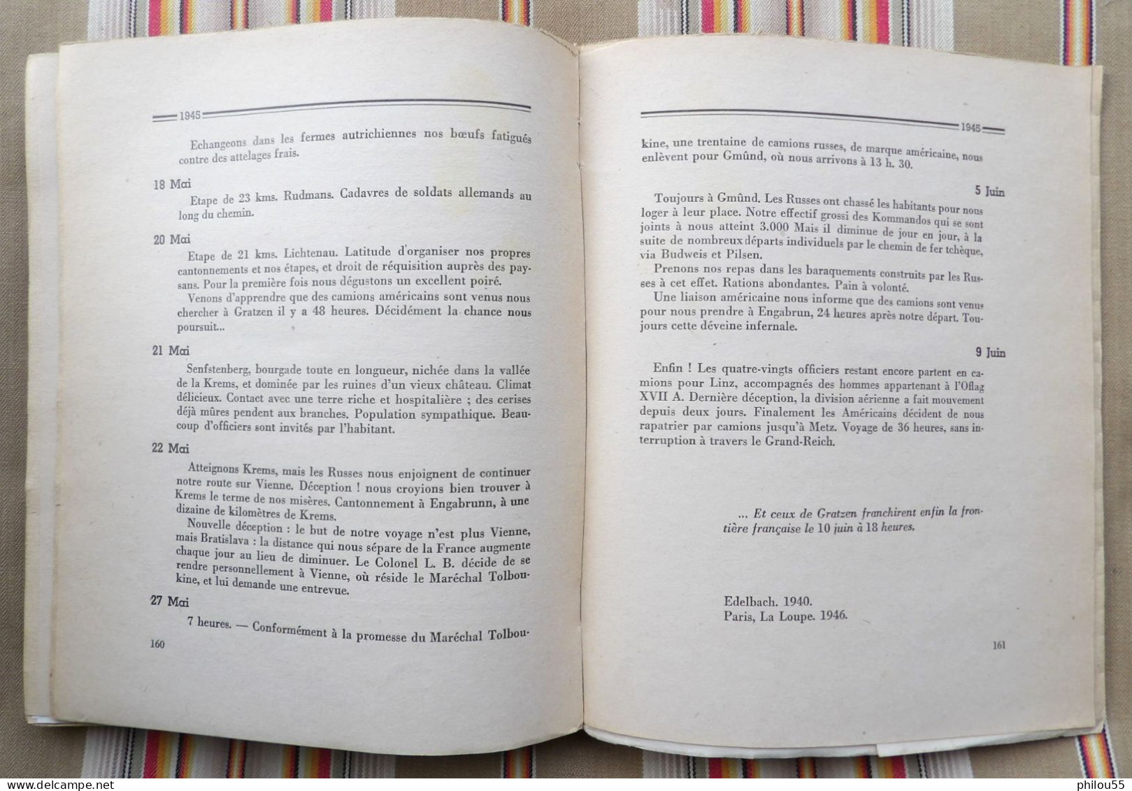 Edelbach WW2 6000 a l'OFLAG 17 A H. NATTER et A. REFREGIER Editions Jacques Vautrain