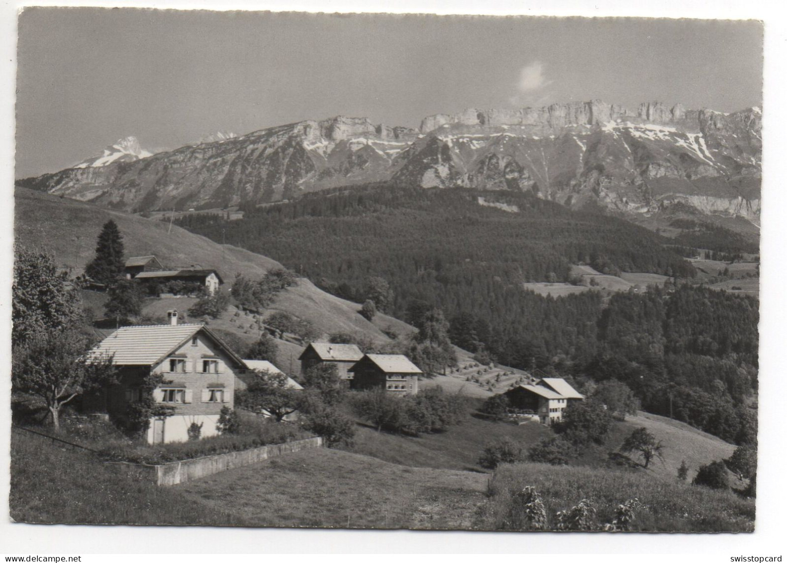 GRABSERBERG Sunneschy-Hüsli, Blick Zum Alpstein - Grabs