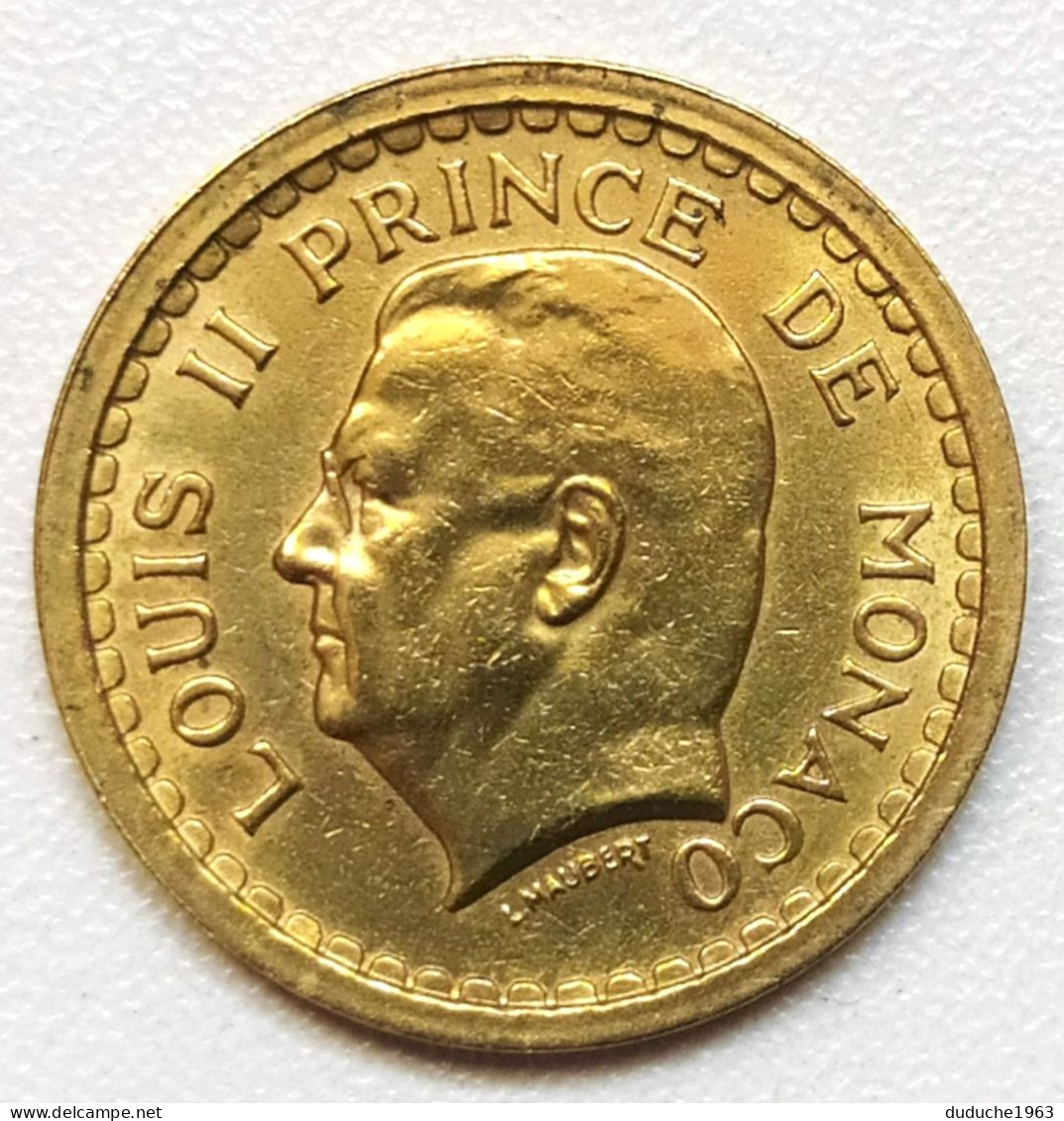 Monaco - 1 Franc 1943 - 1949-1956 Francos Antiguos