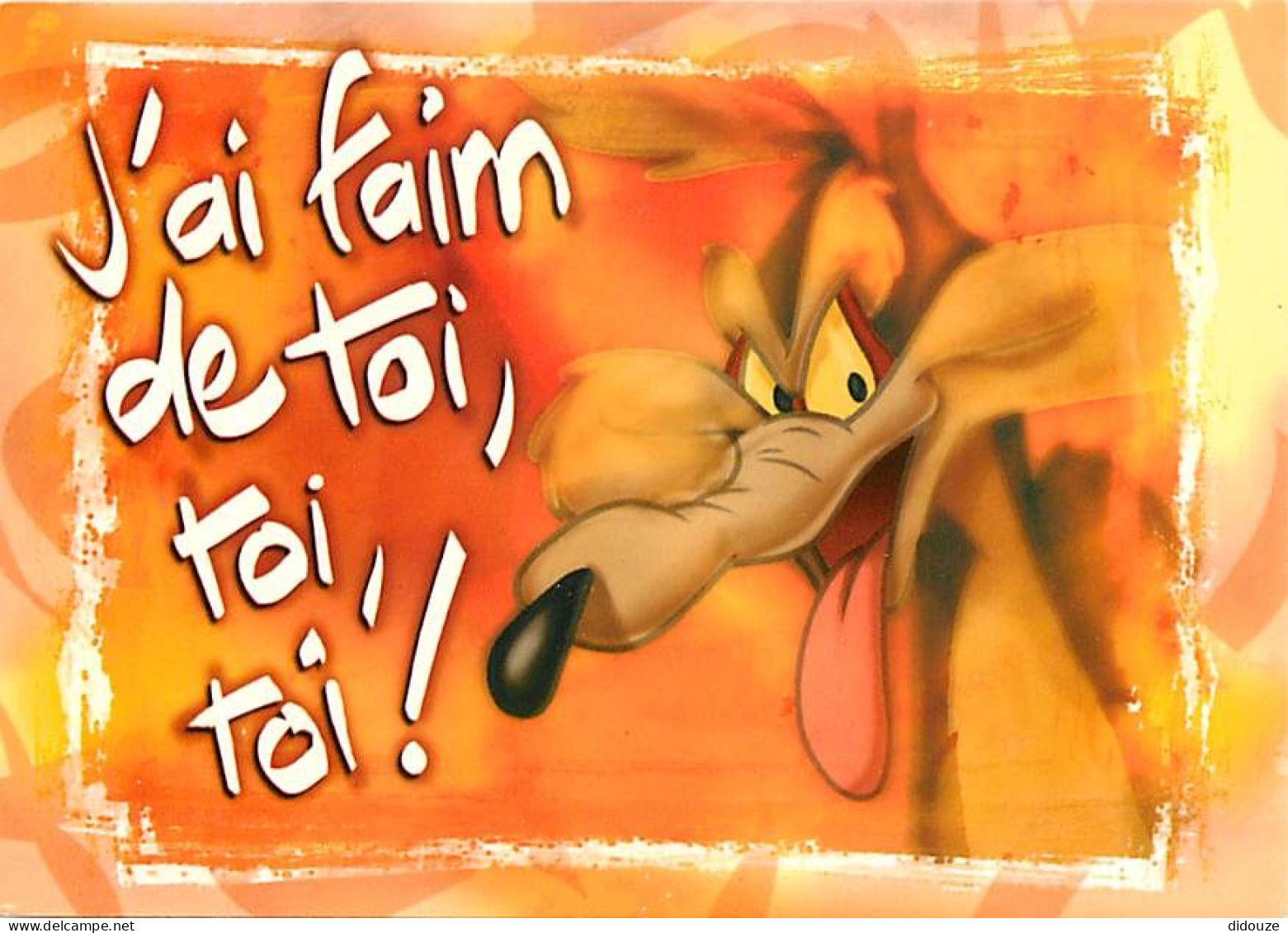 Bandes Dessinées - Looney Tunes - Bip Bip Et Coyote - Illustration - Carte Neuve - CPM - Voir Scans Recto-Verso - Bandes Dessinées