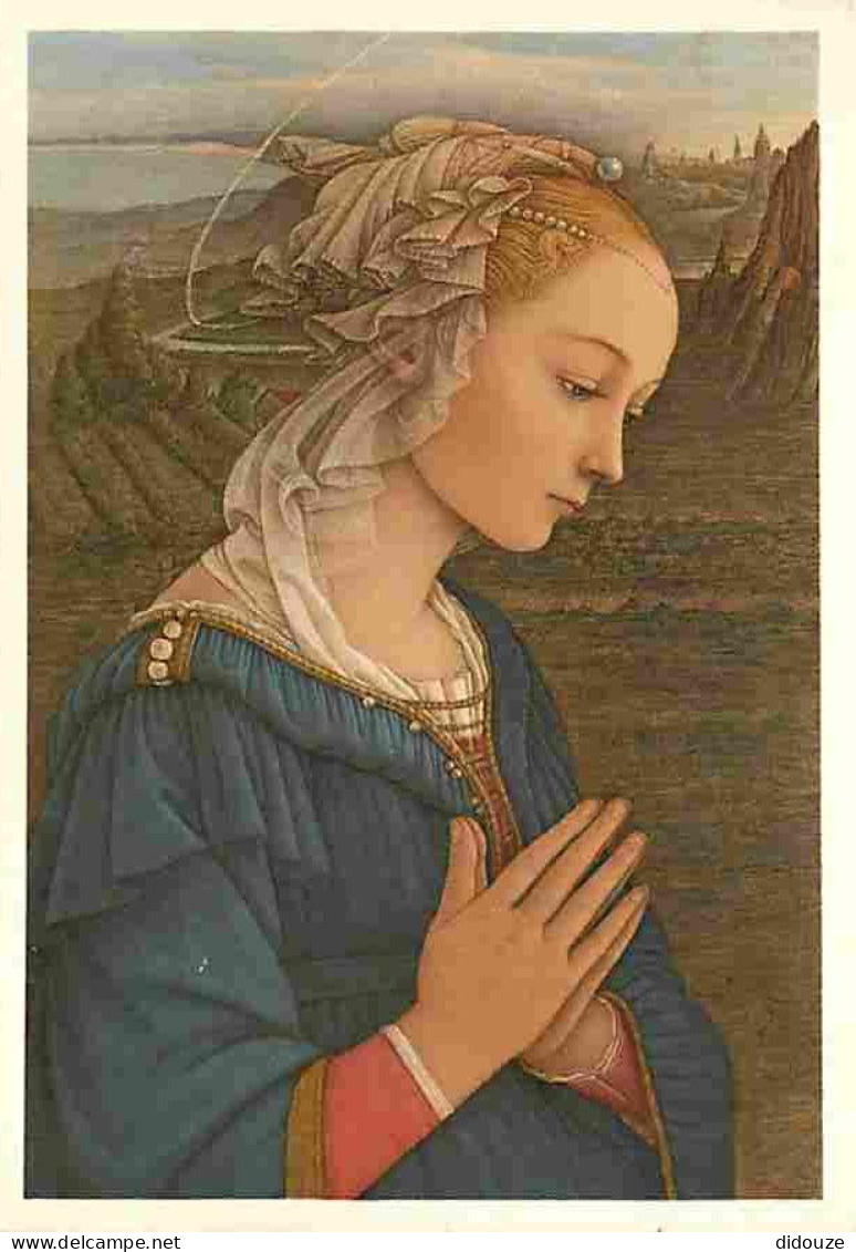 Art - Peinture Religieuse - Fillipino Lippi - Adorazione - Florence - Galerie Uffizi - Carte Neuve - CPM - Voir Scans Re - Gemälde, Glasmalereien & Statuen
