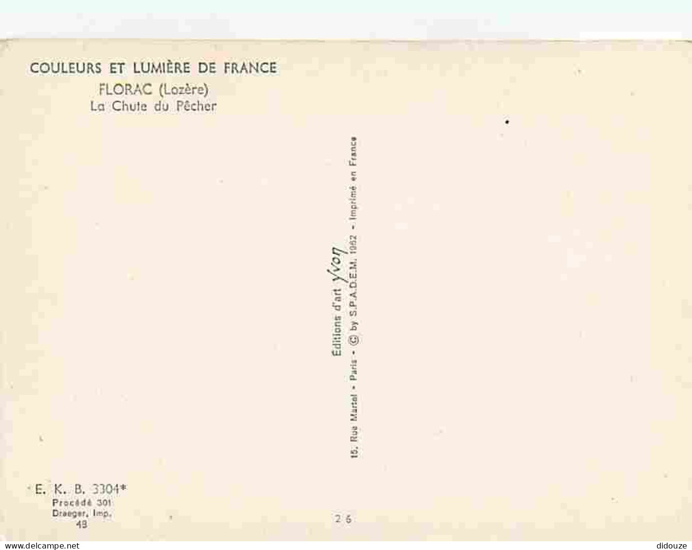 48 - Florac - La Chute Du Pêcher - Carte Neuve - CPM - Voir Scans Recto-Verso - Florac