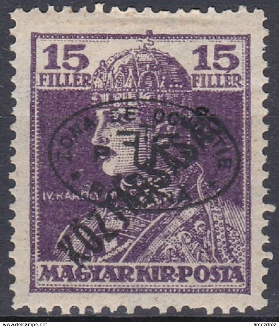 Hongrie Debrecen 1919 Mi 57b * Roi Charles IV (A12) - Debreczin