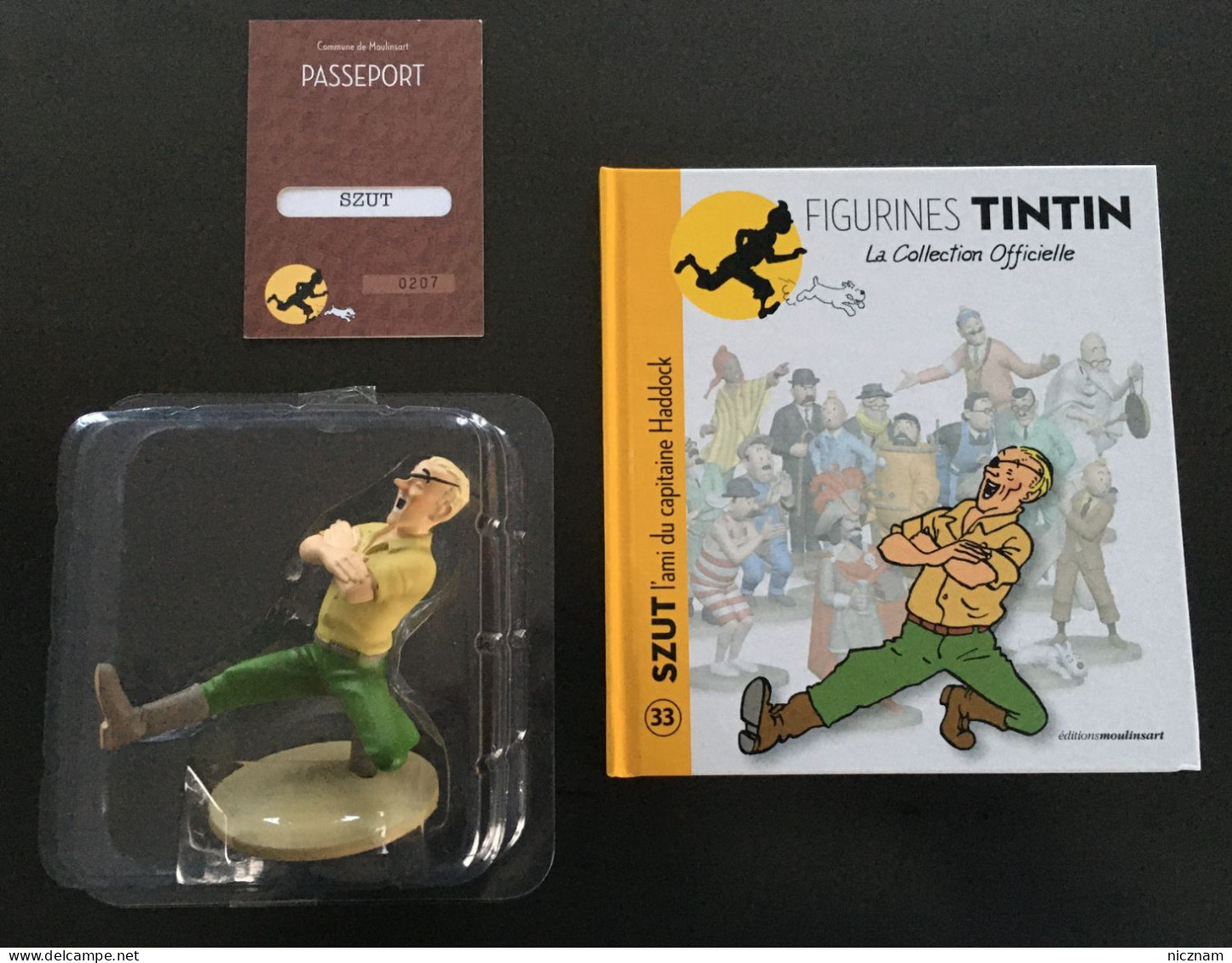 Figurines TINTIN, Collection Officielle (Moulinsart Et Atlas) : SZUT (no 33) - Tintin