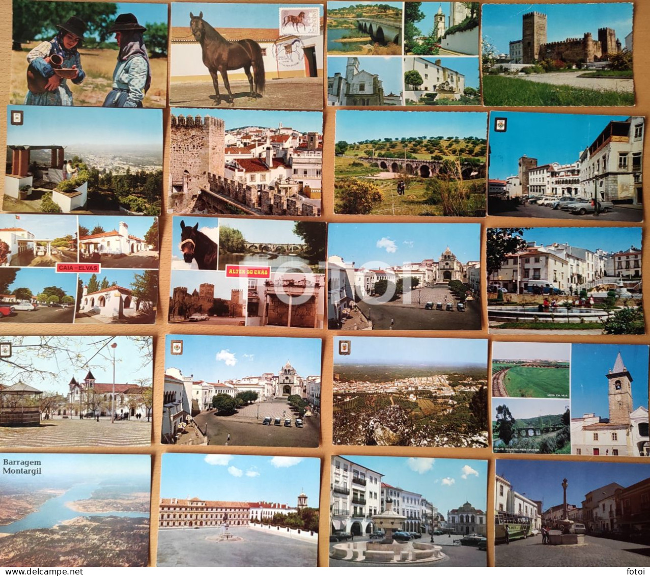 LOT 20 OLD POSTCARDS ALTER PORTALEGRE ALENTEJO  PORTUGAL FOTO POSTAIS CARTES - Portalegre