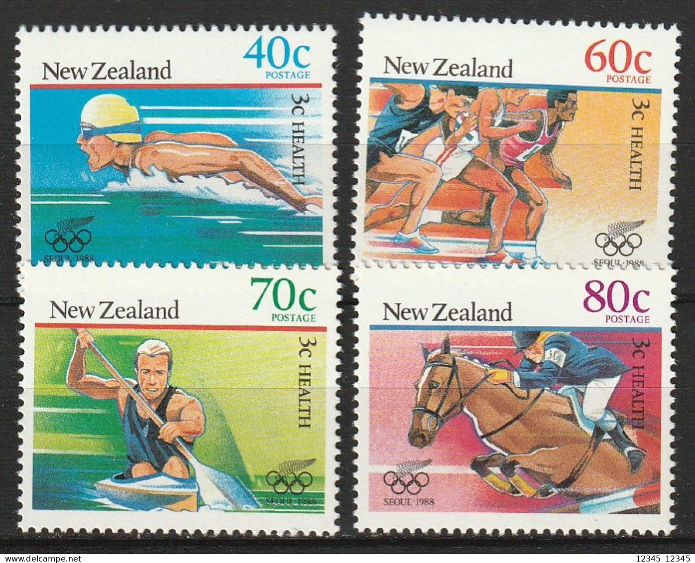 Nieuw Zeeland 1988, Postfris MNH, Olympic Games - Unused Stamps