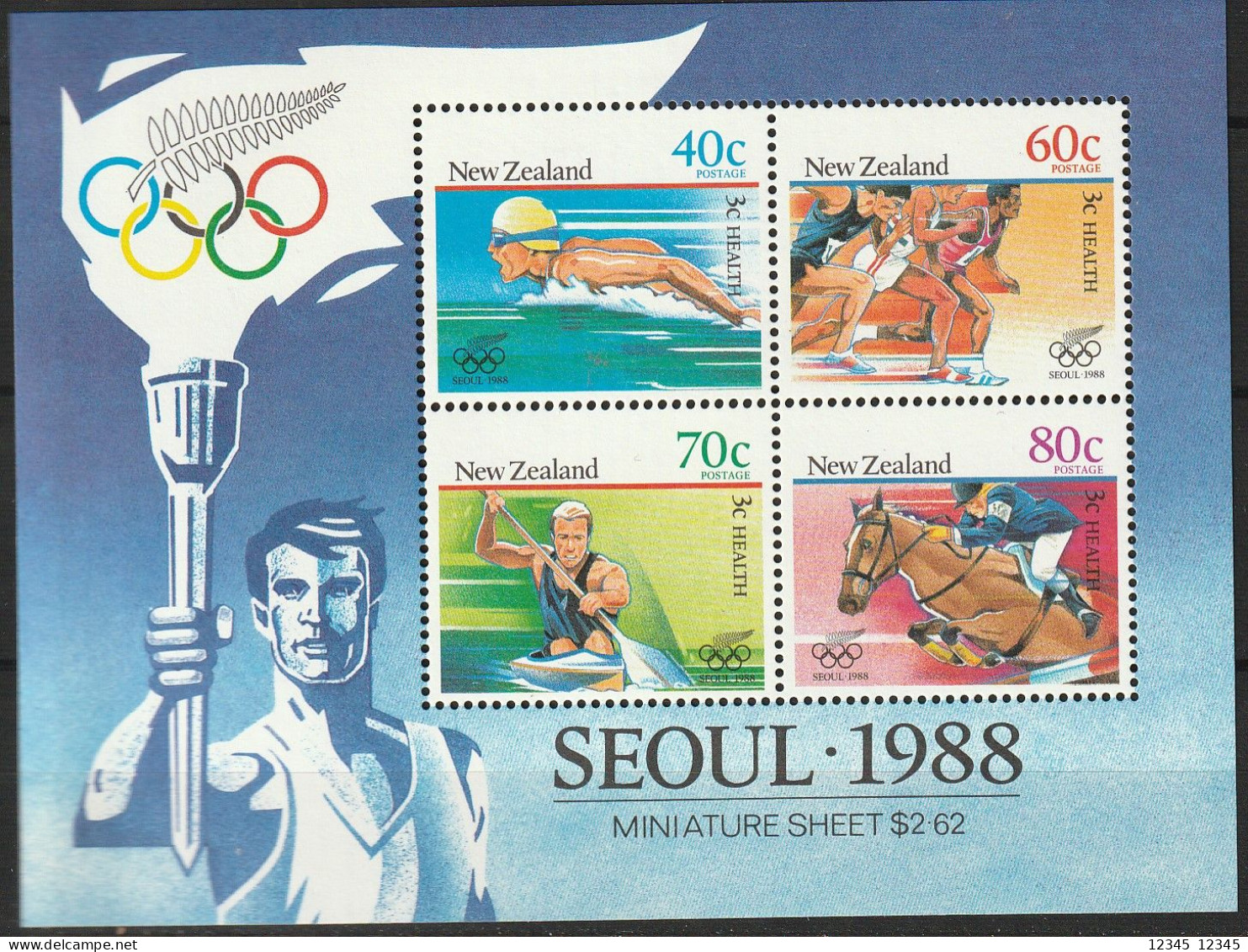 Nieuw Zeeland 1988, Postfris MNH, Olympic Games - Nuevos