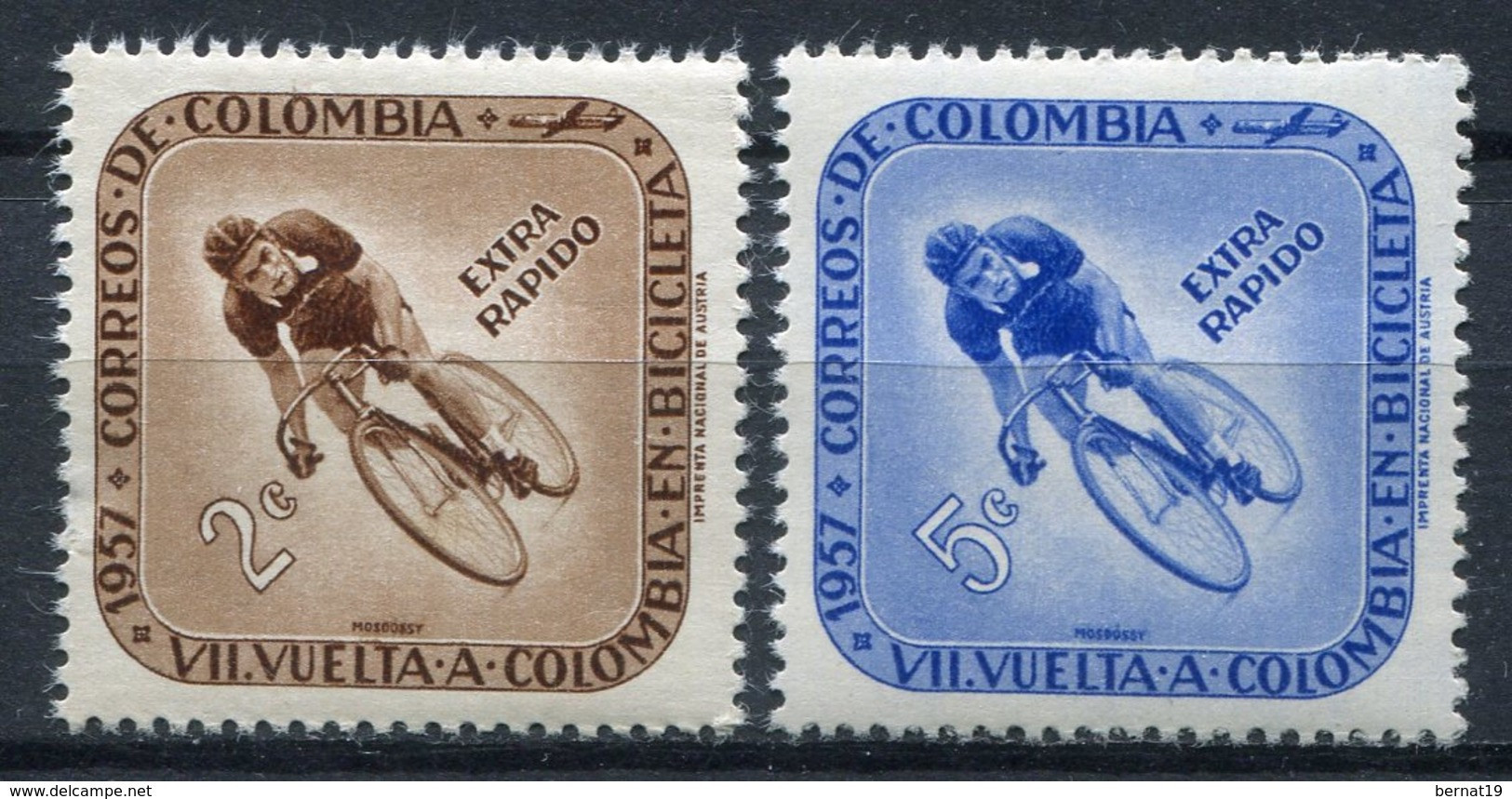 Colombia 1957. Yvert A 296-97 ** MNH. - Colombia